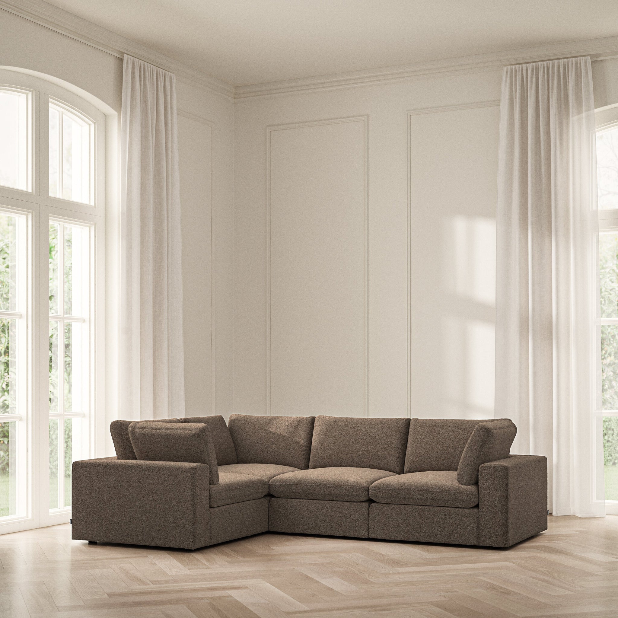 Cloud Medium Corner - Soft Teddy