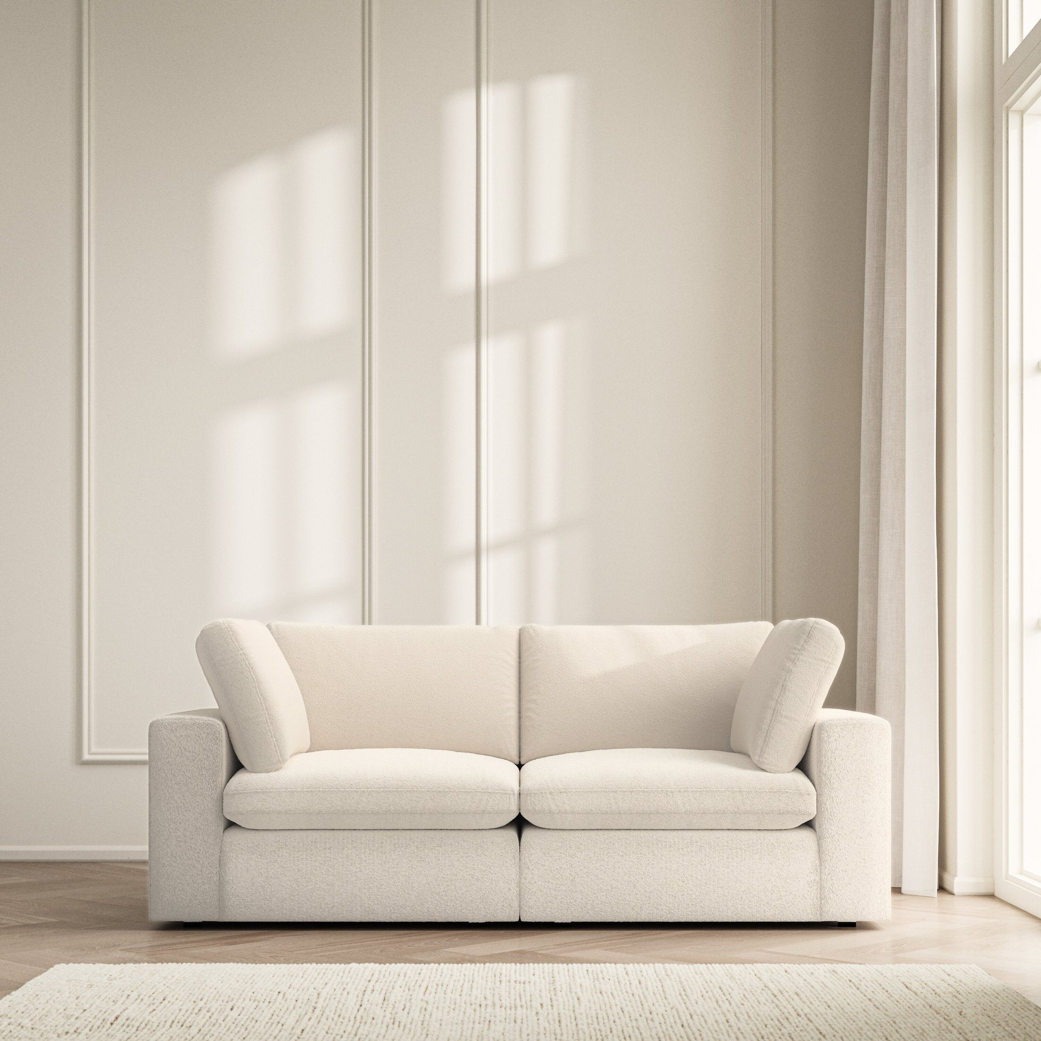 Cloud Medium Sofa - Soft Teddy