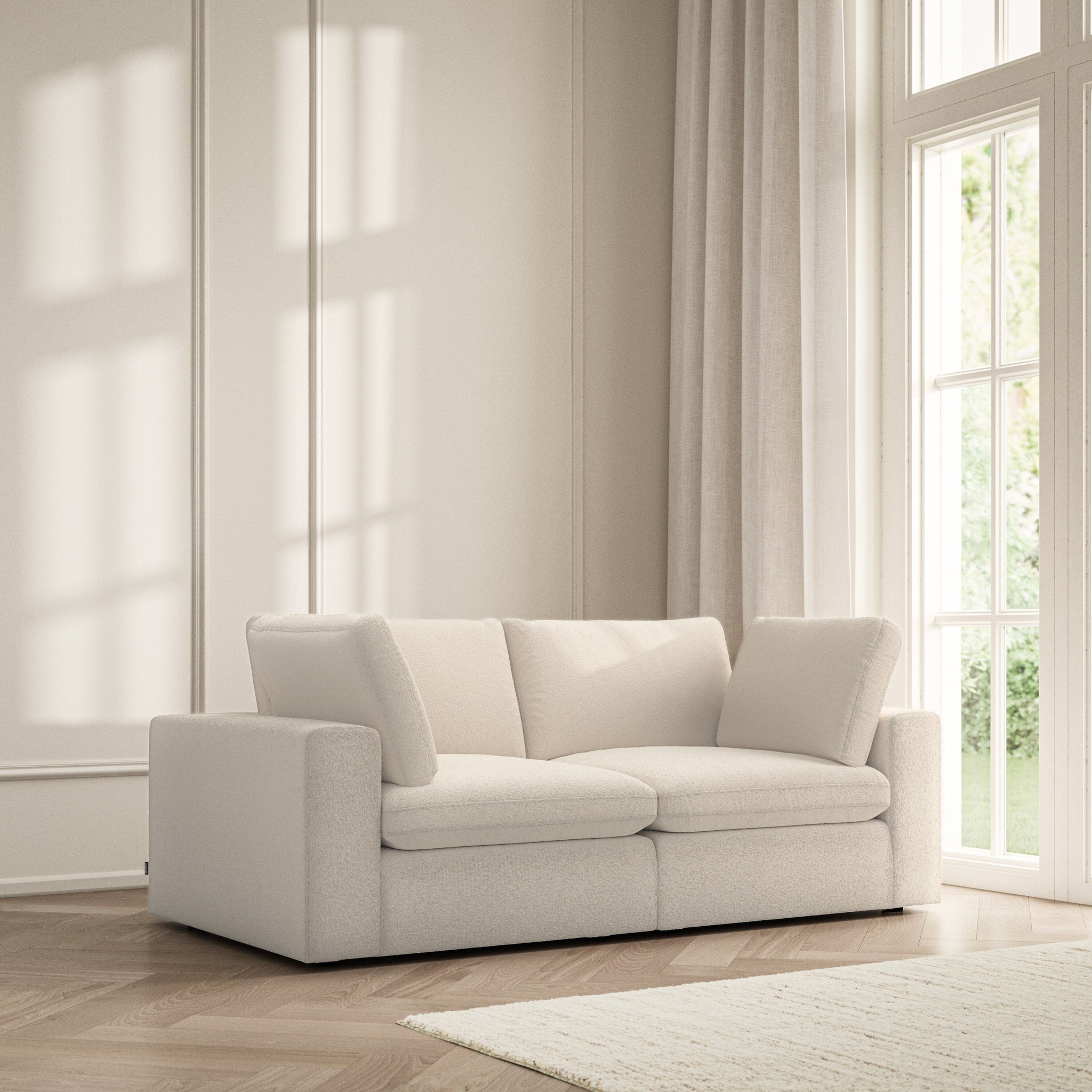 Cloud Medium Sofa - Soft Teddy