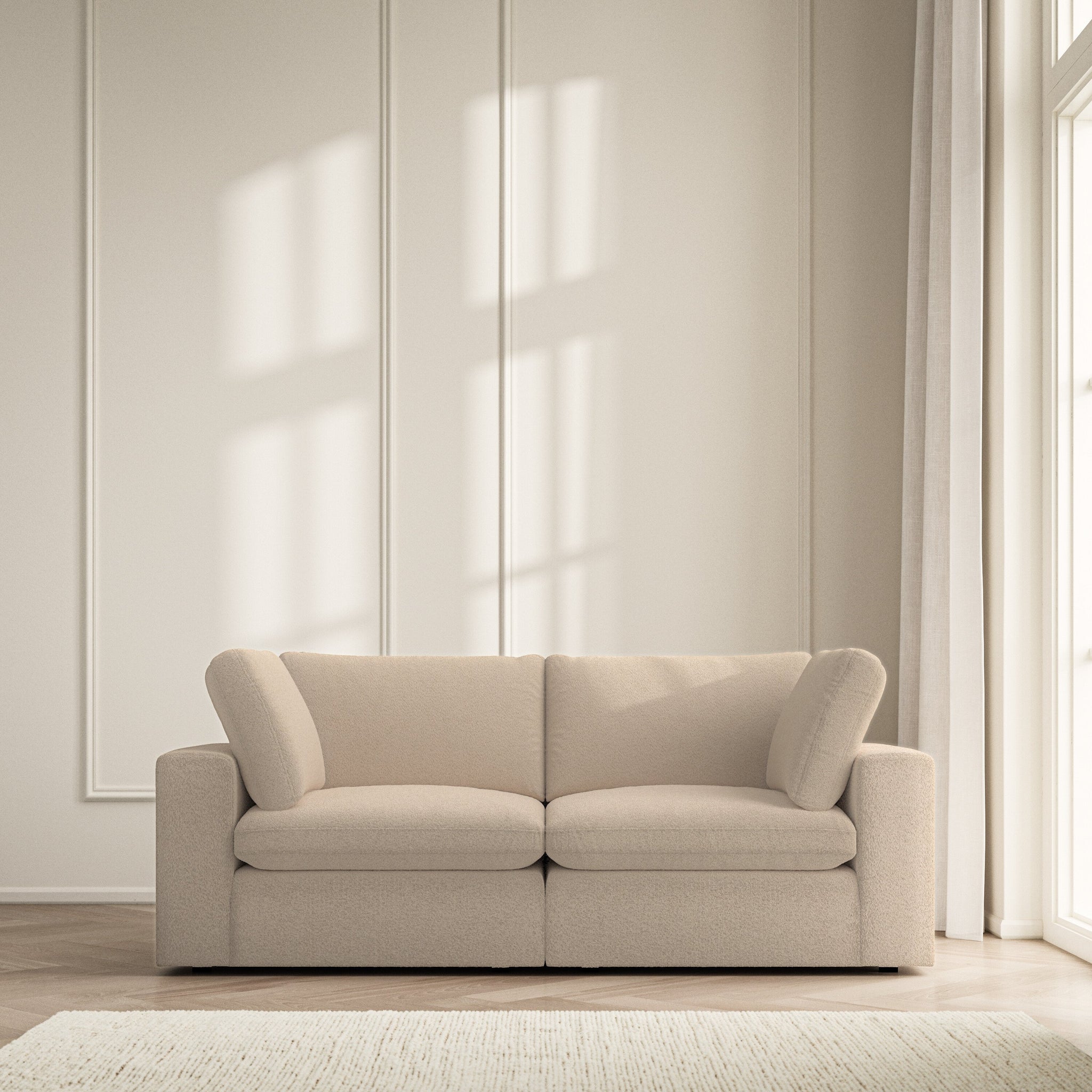 Cloud Medium Sofa - Soft Teddy