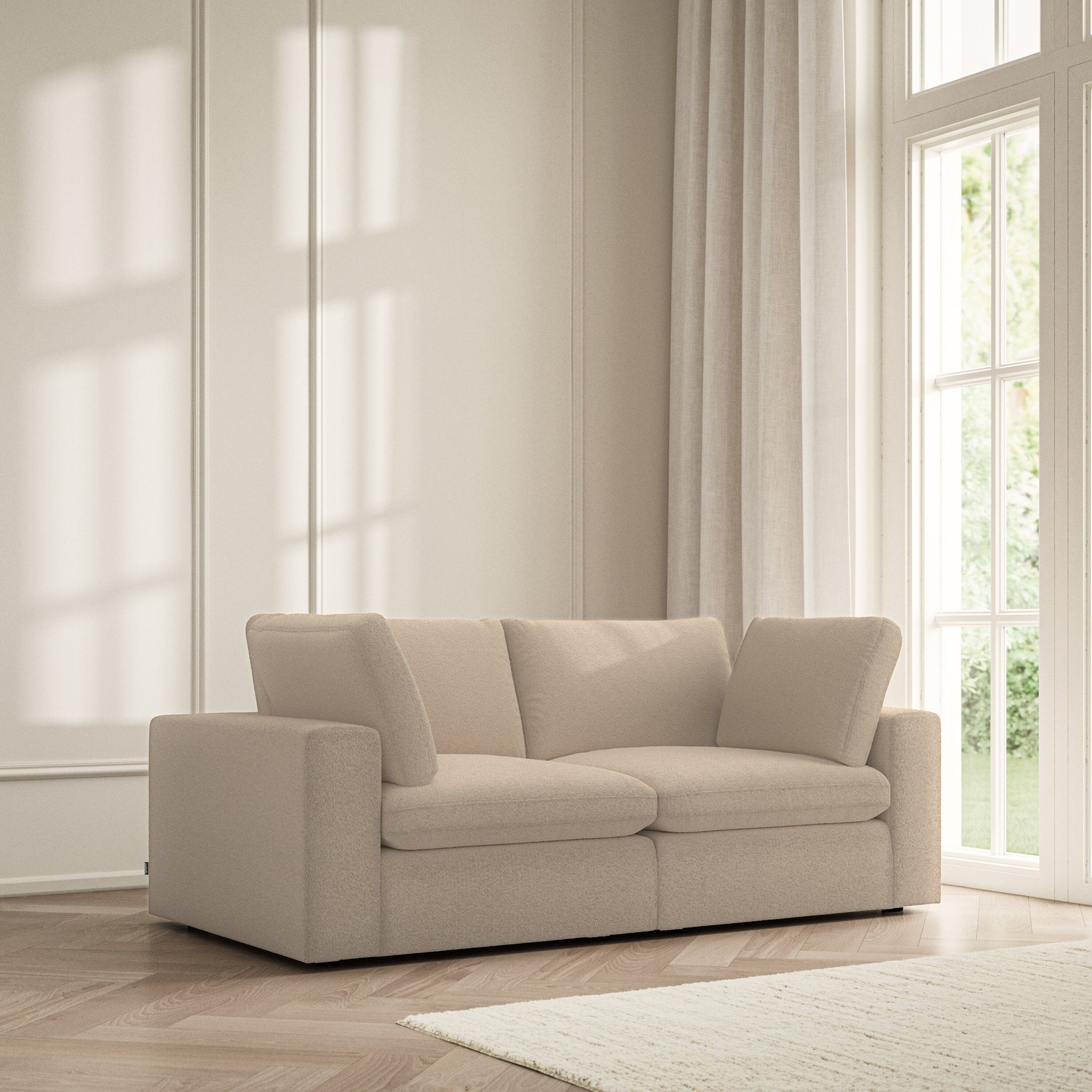 Cloud Medium Sofa - Soft Teddy
