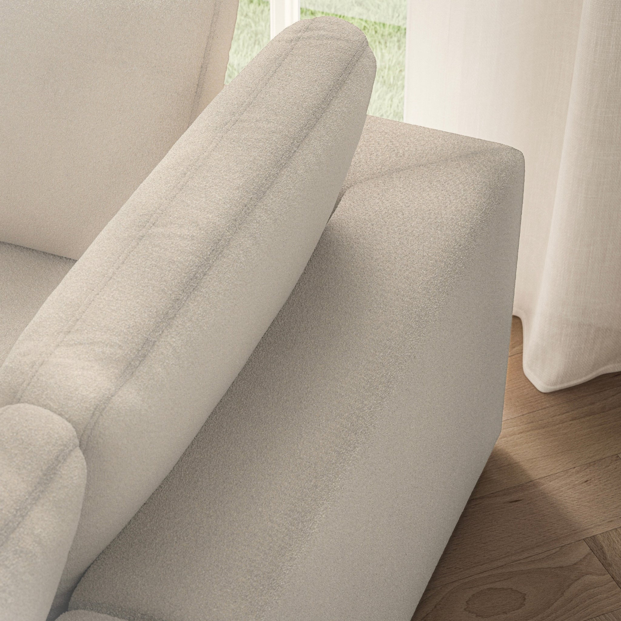 Cloud Corner Chaise RHF - Soft Teddy