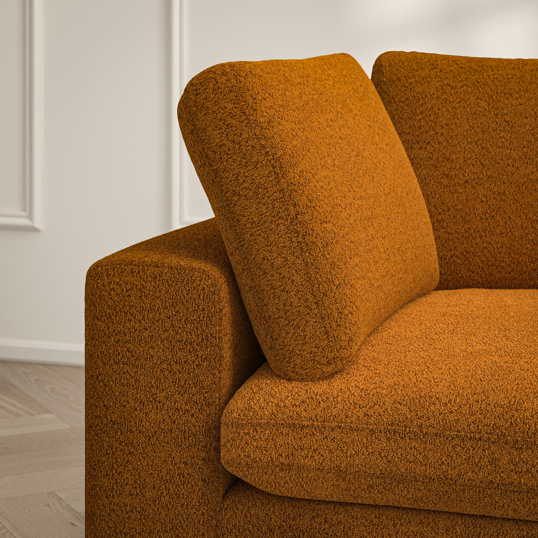 Cloud Chaise Sofa - Soft Teddy