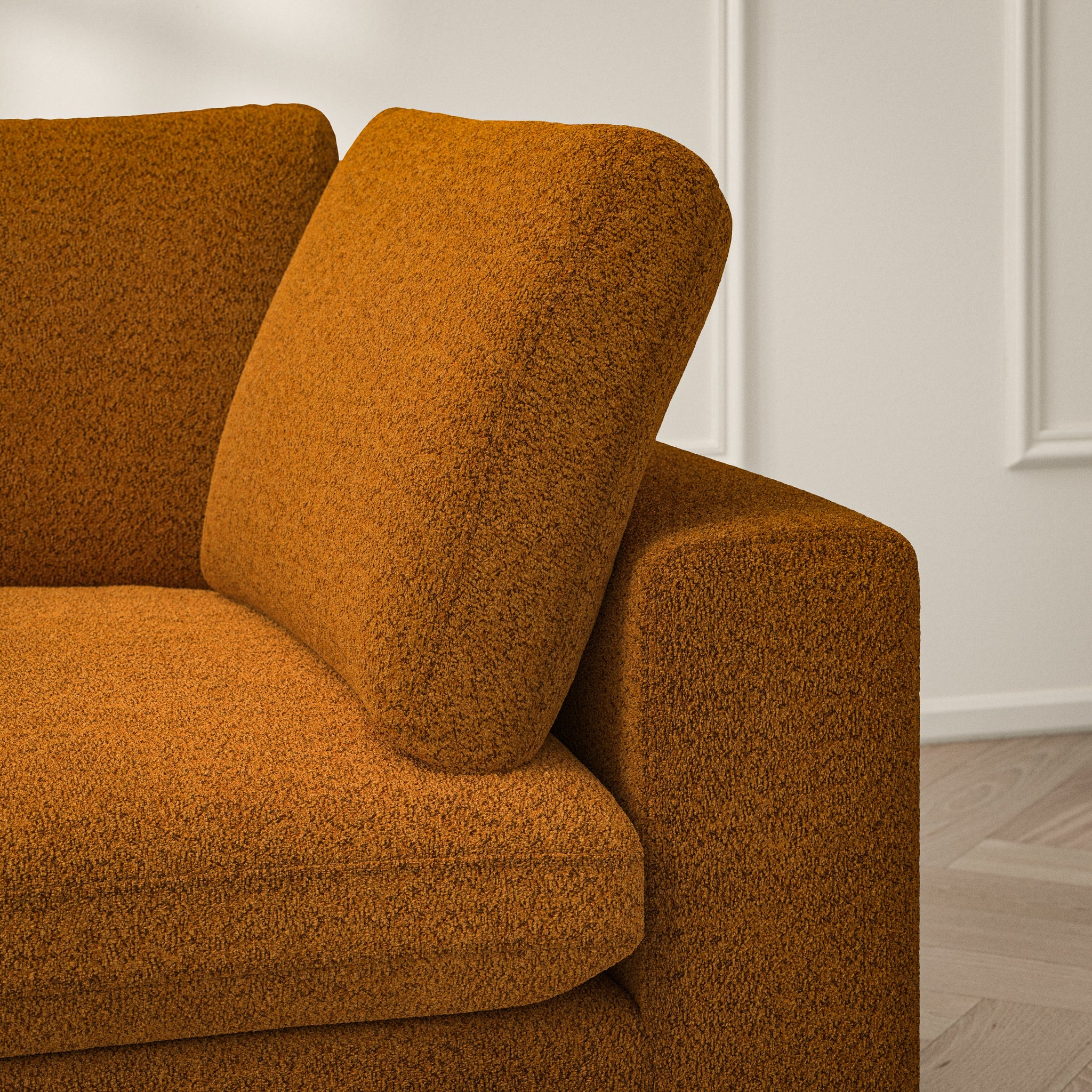 Cloud Corner Chaise LHF - Soft Teddy