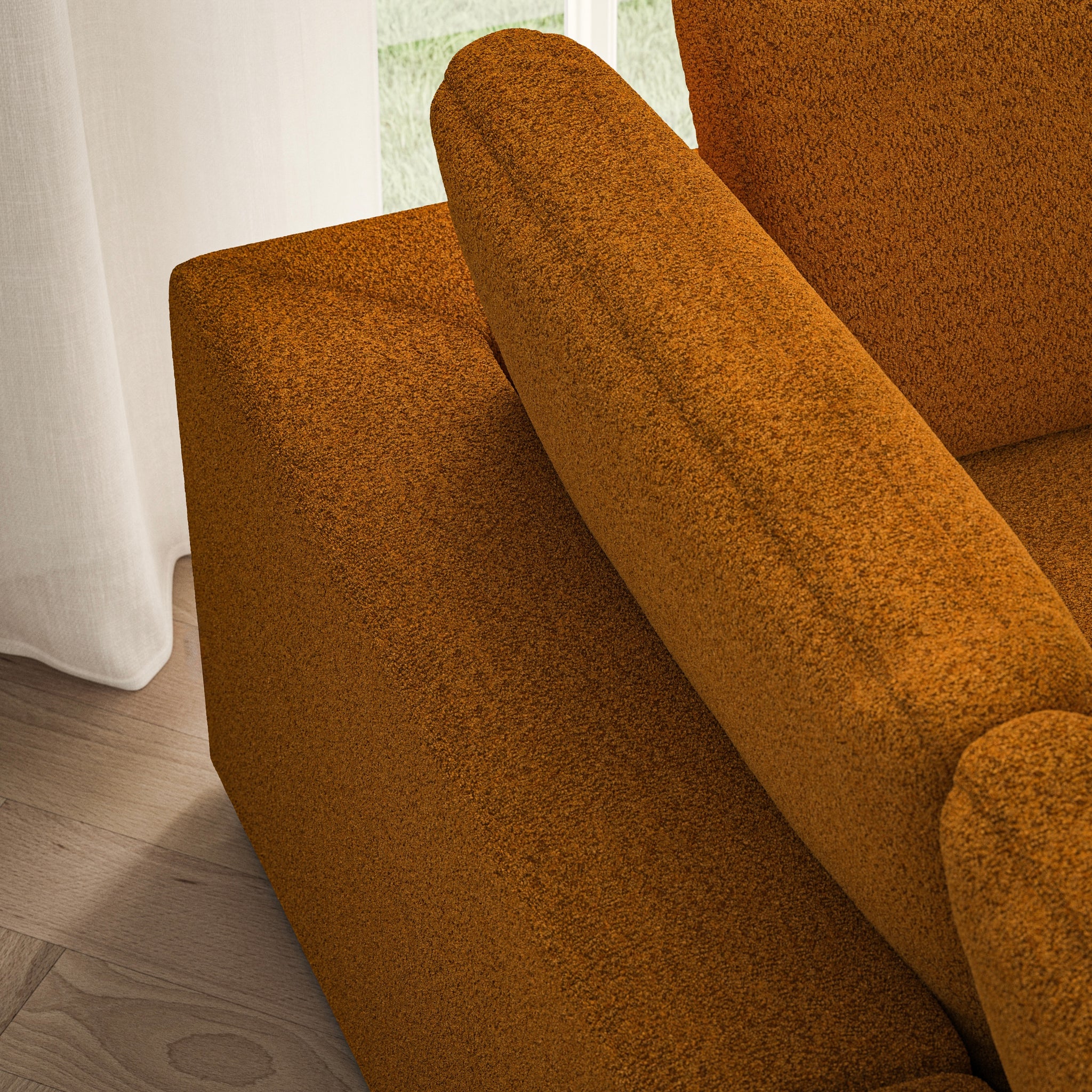 Cloud Chaise Sofa - Soft Teddy