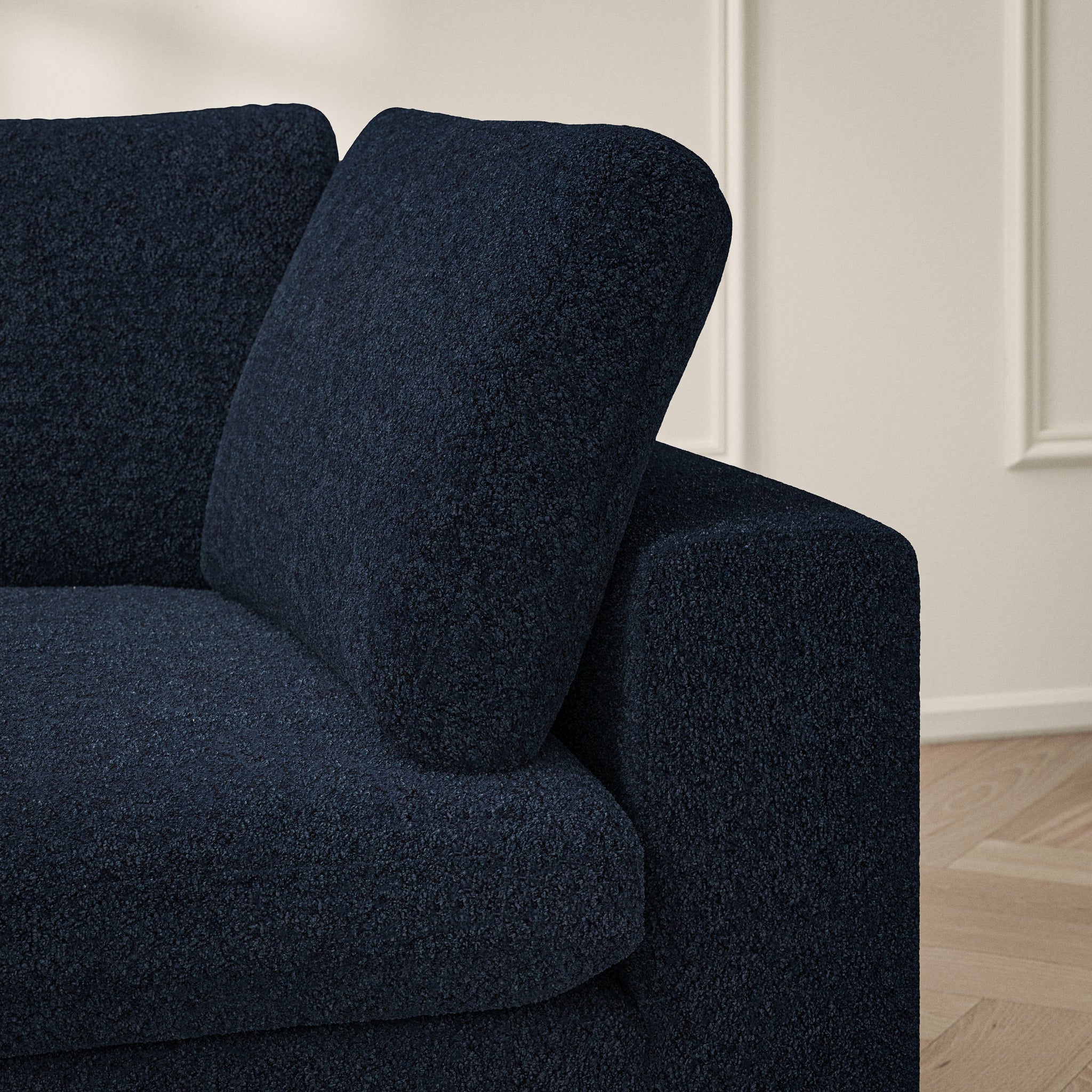 Cloud Corner Chaise LHF - Soft Teddy