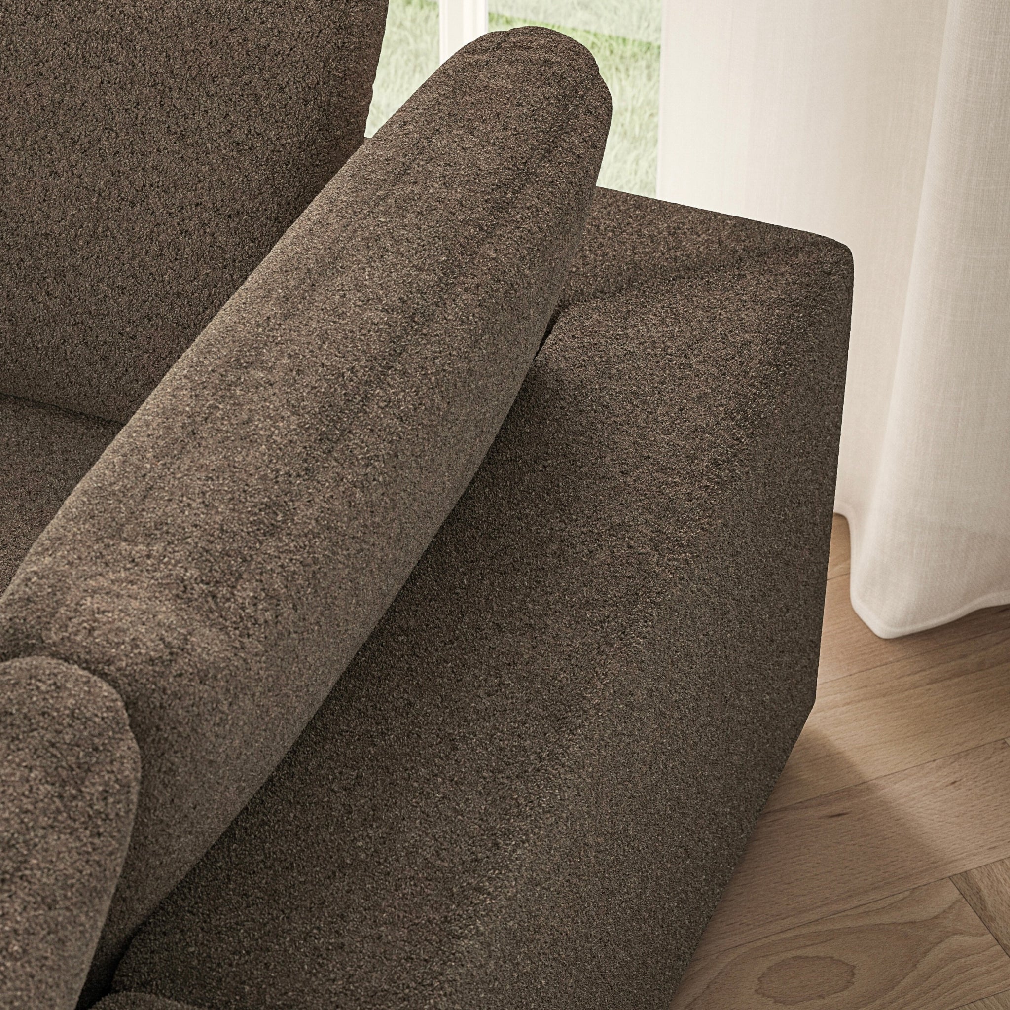 Cloud Corner Chaise RHF - Soft Teddy