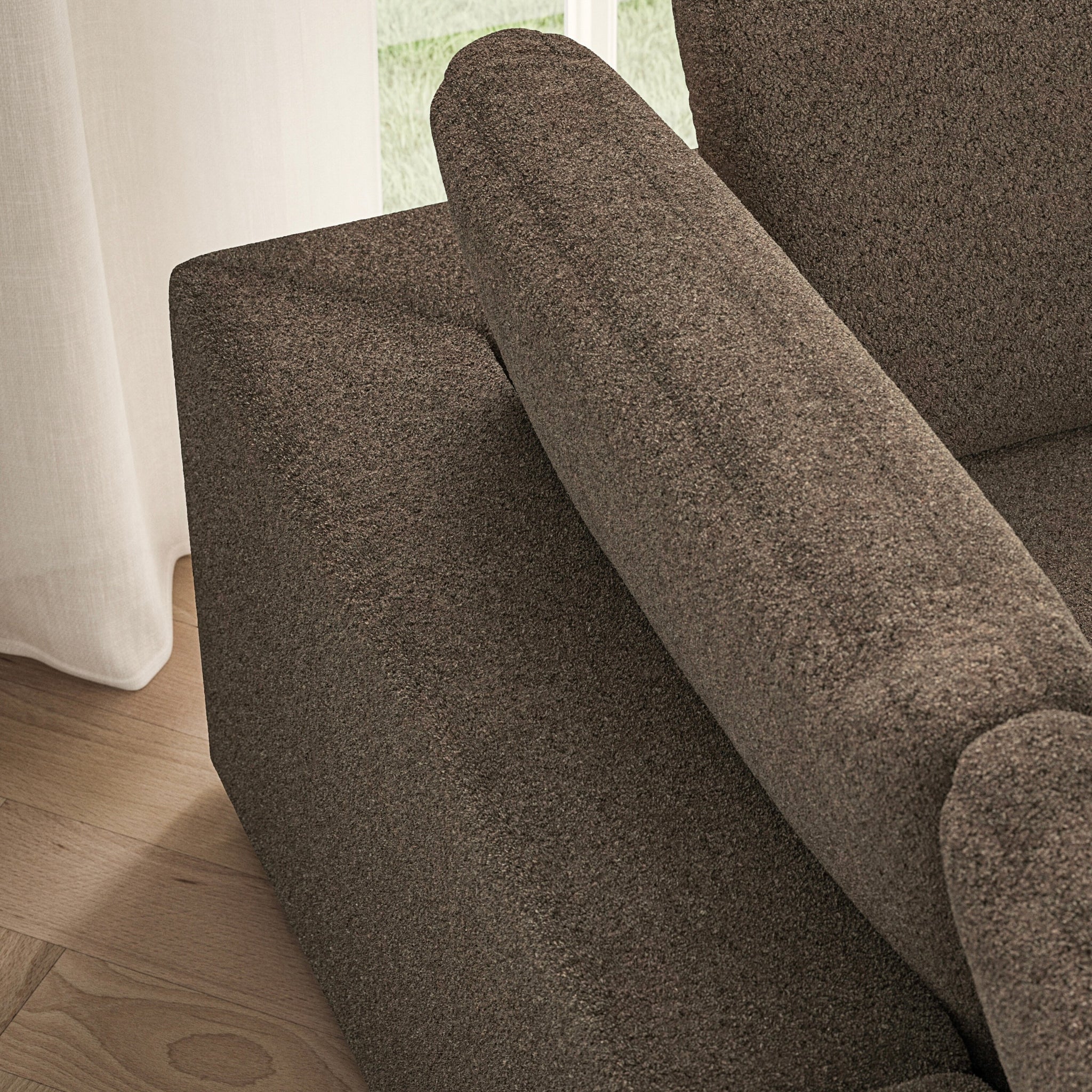 Cloud Corner Chaise LHF - Soft Teddy