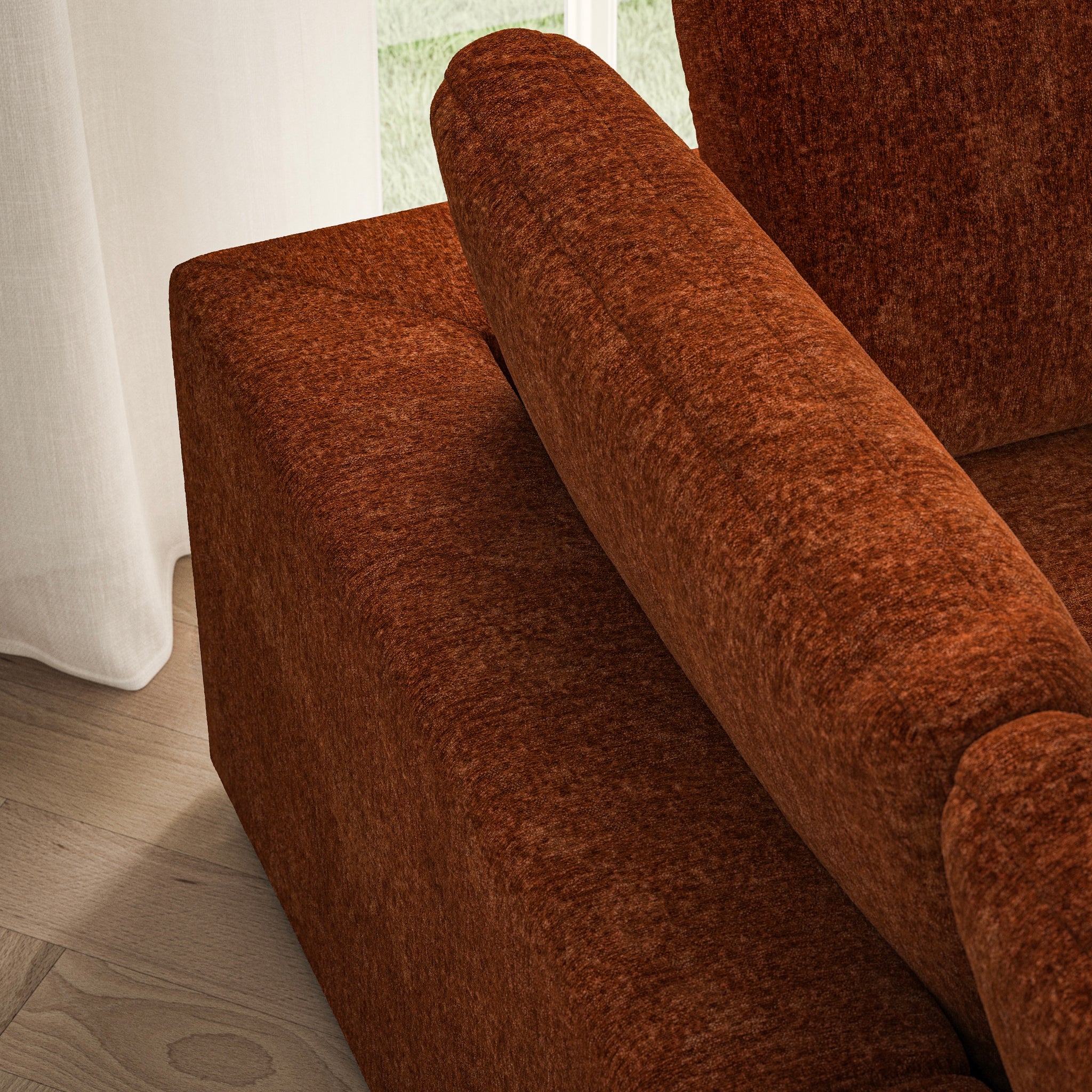 Cloud U-Shape Footstool End  - Symphony