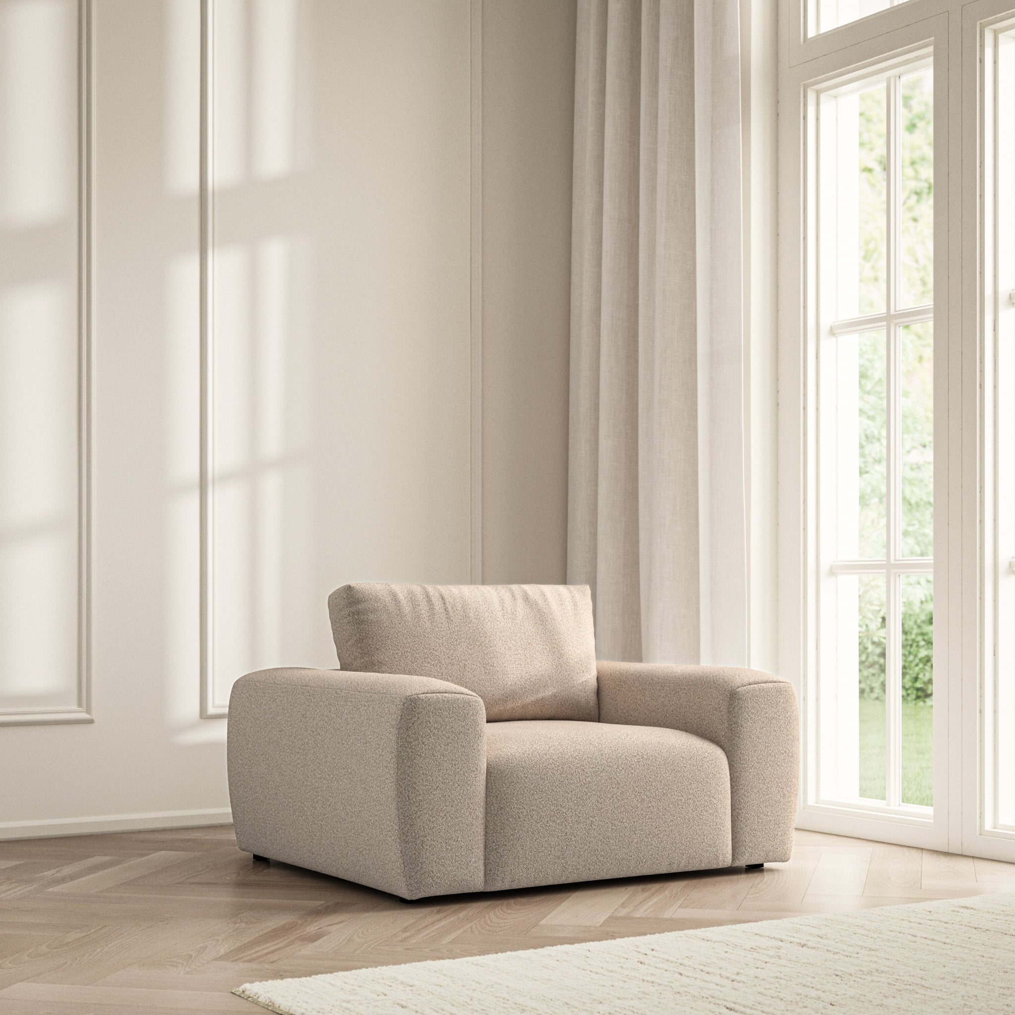 Luna Armchair - Bouclé