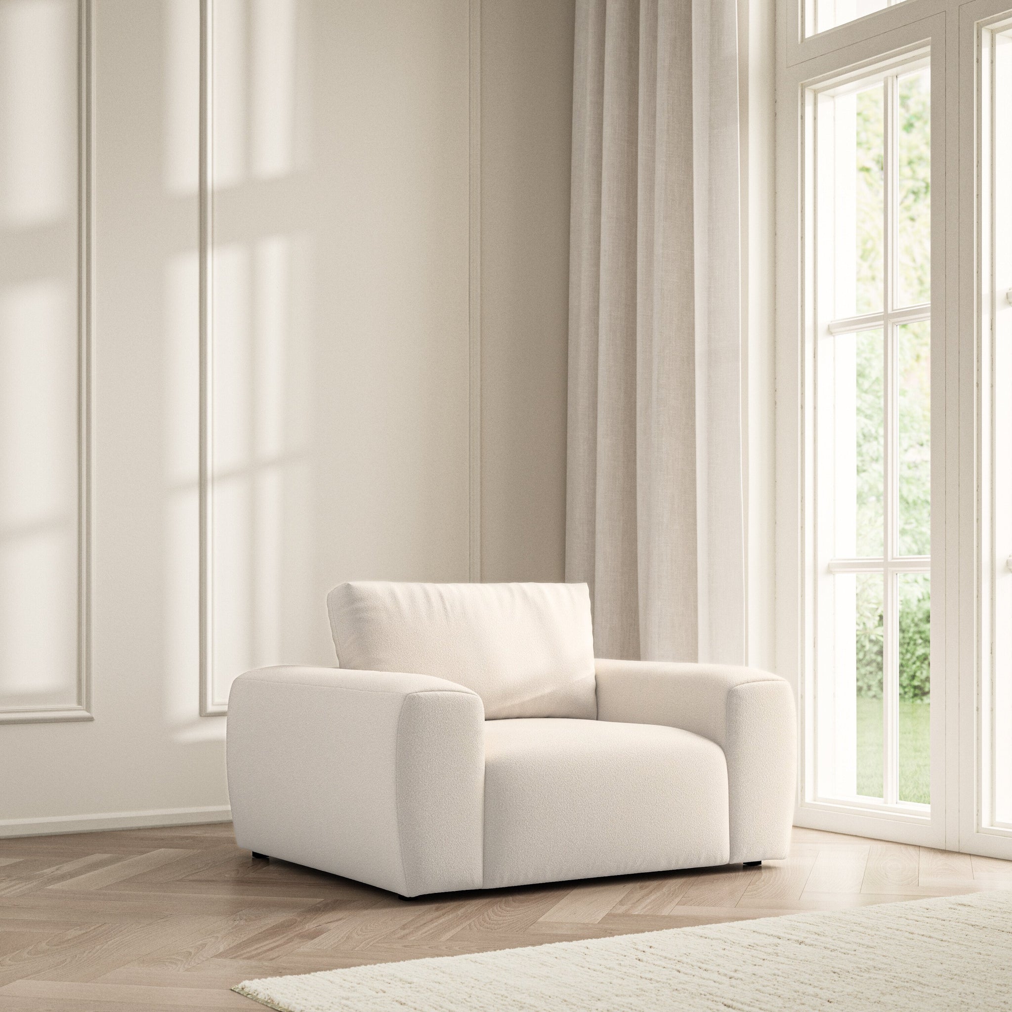 Luna Armchair - Bouclé