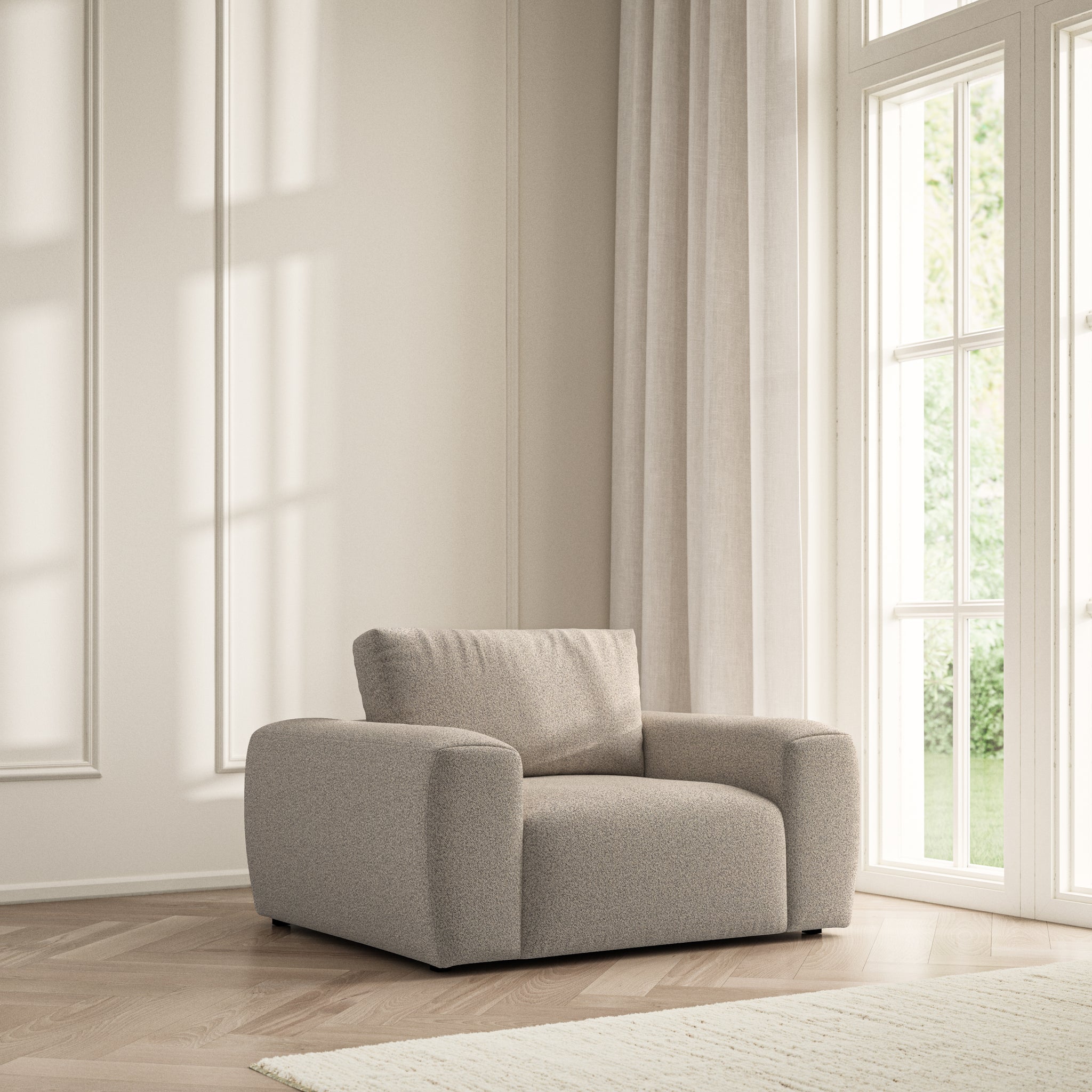 Luna Armchair - Bouclé