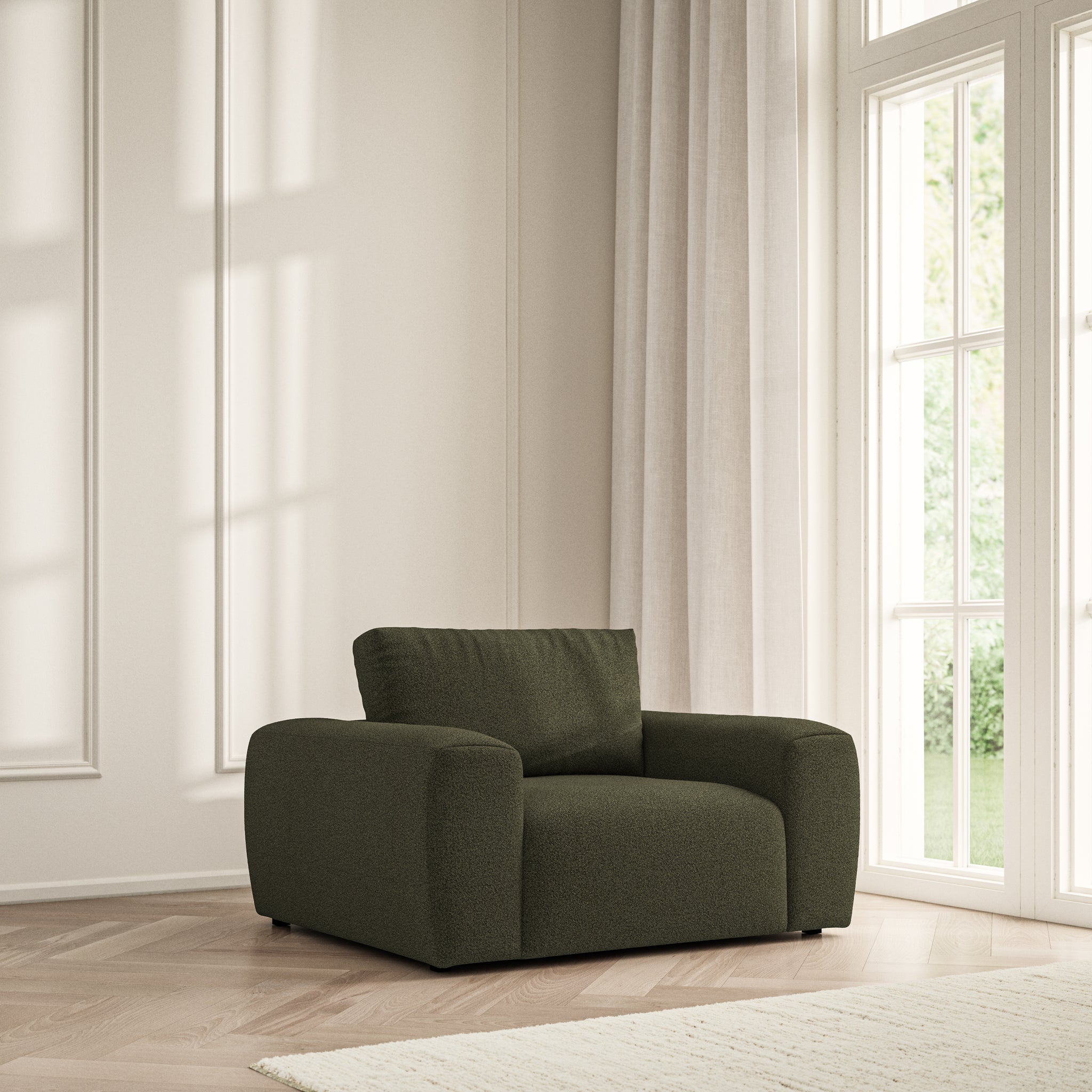 Luna Armchair - Bouclé