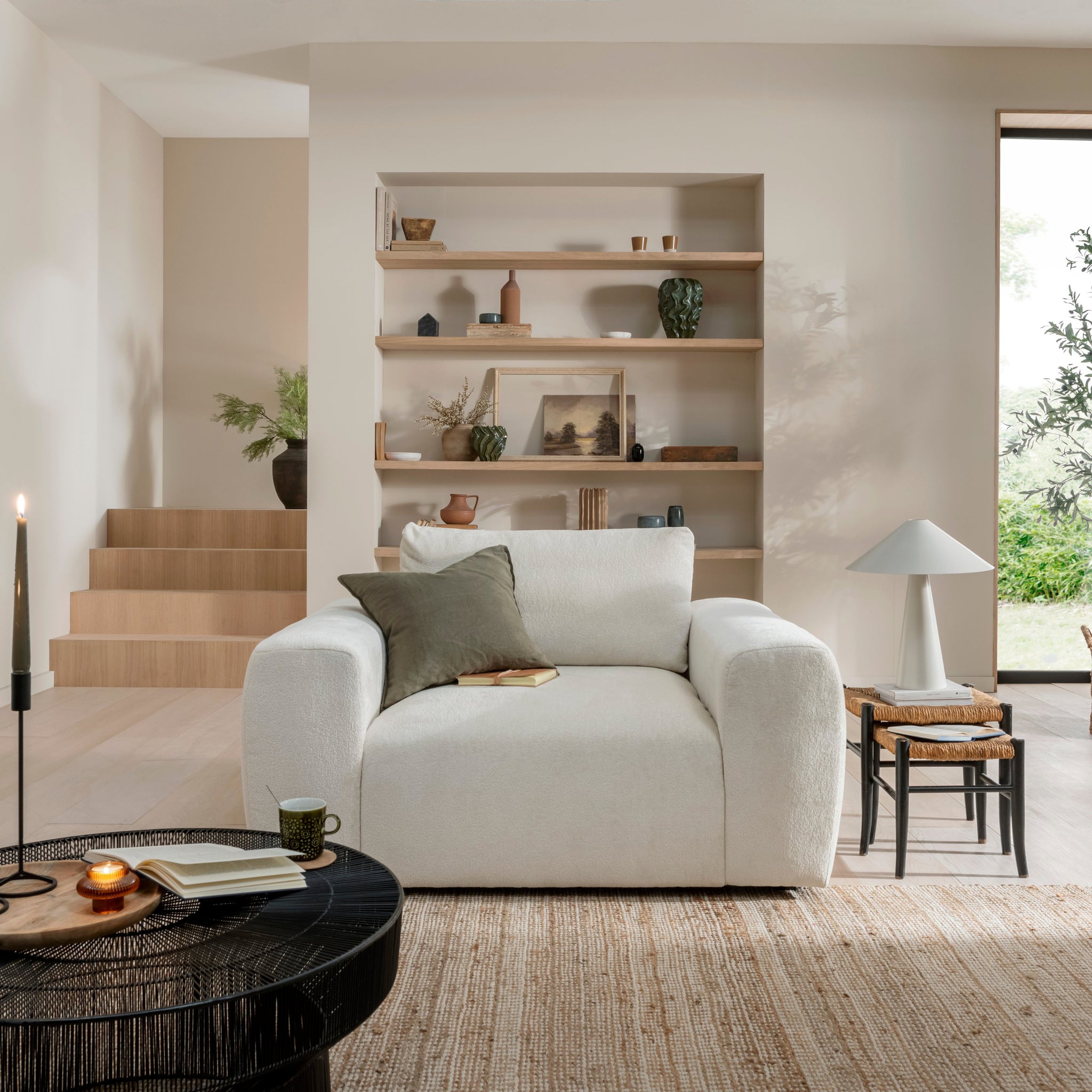 Luna Armchair - Soft Bouclé