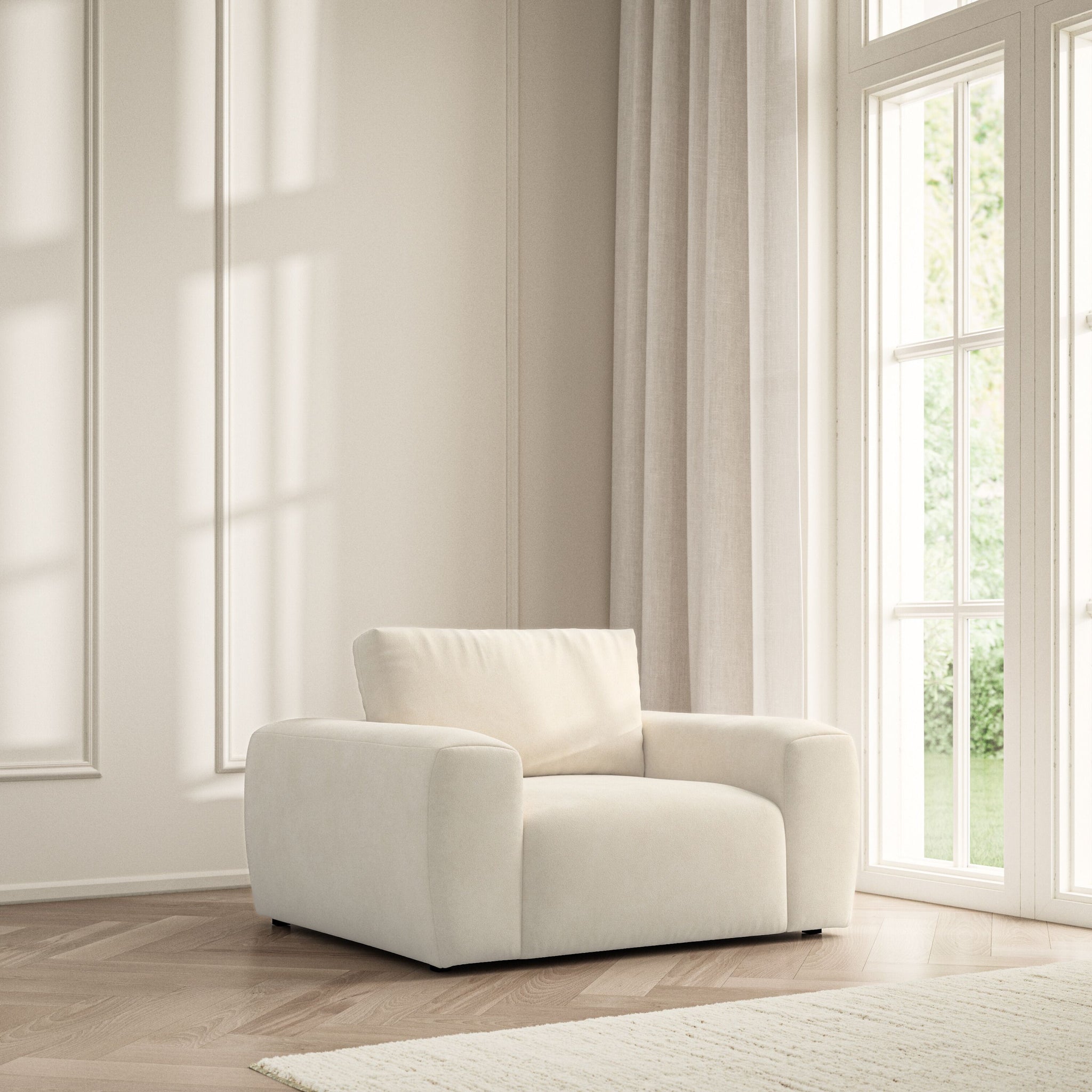 Luna Armchair - Soft Bouclé