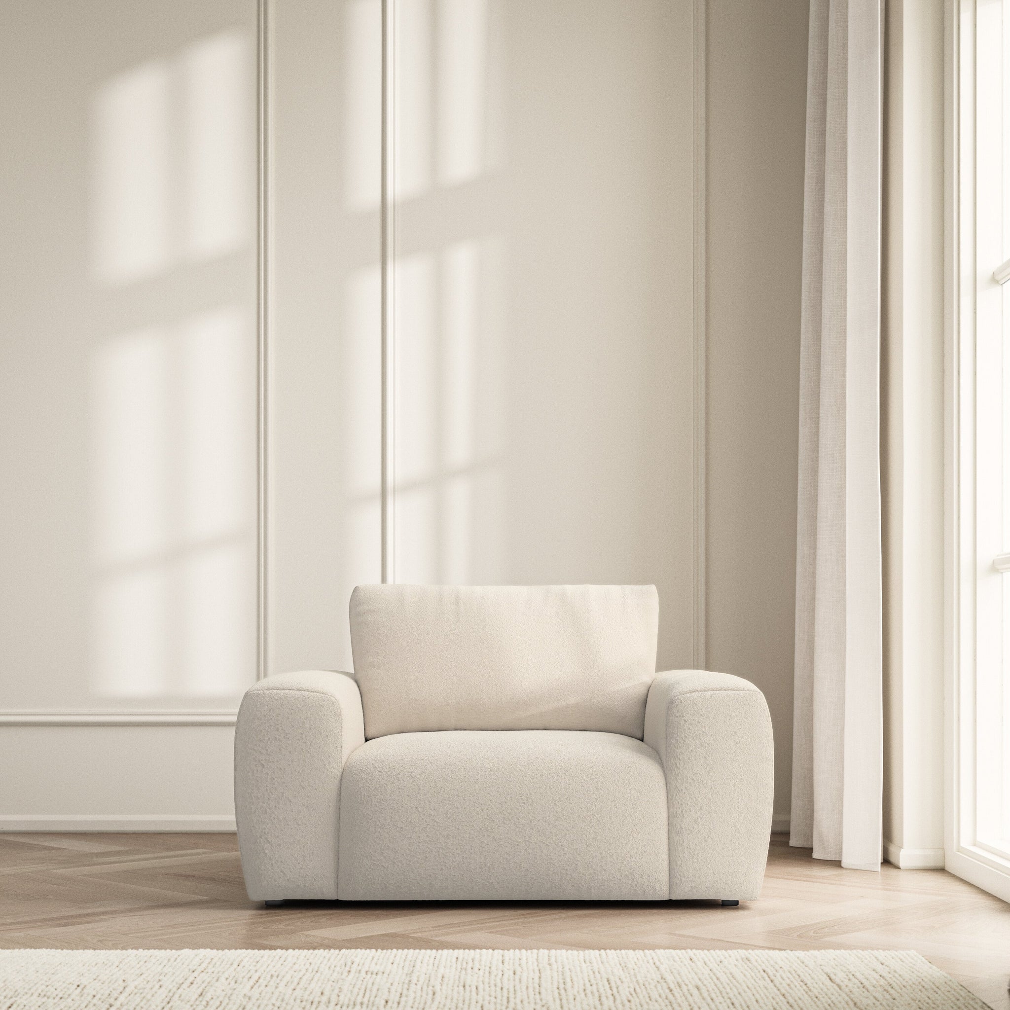 Luna Armchair - Soft Teddy