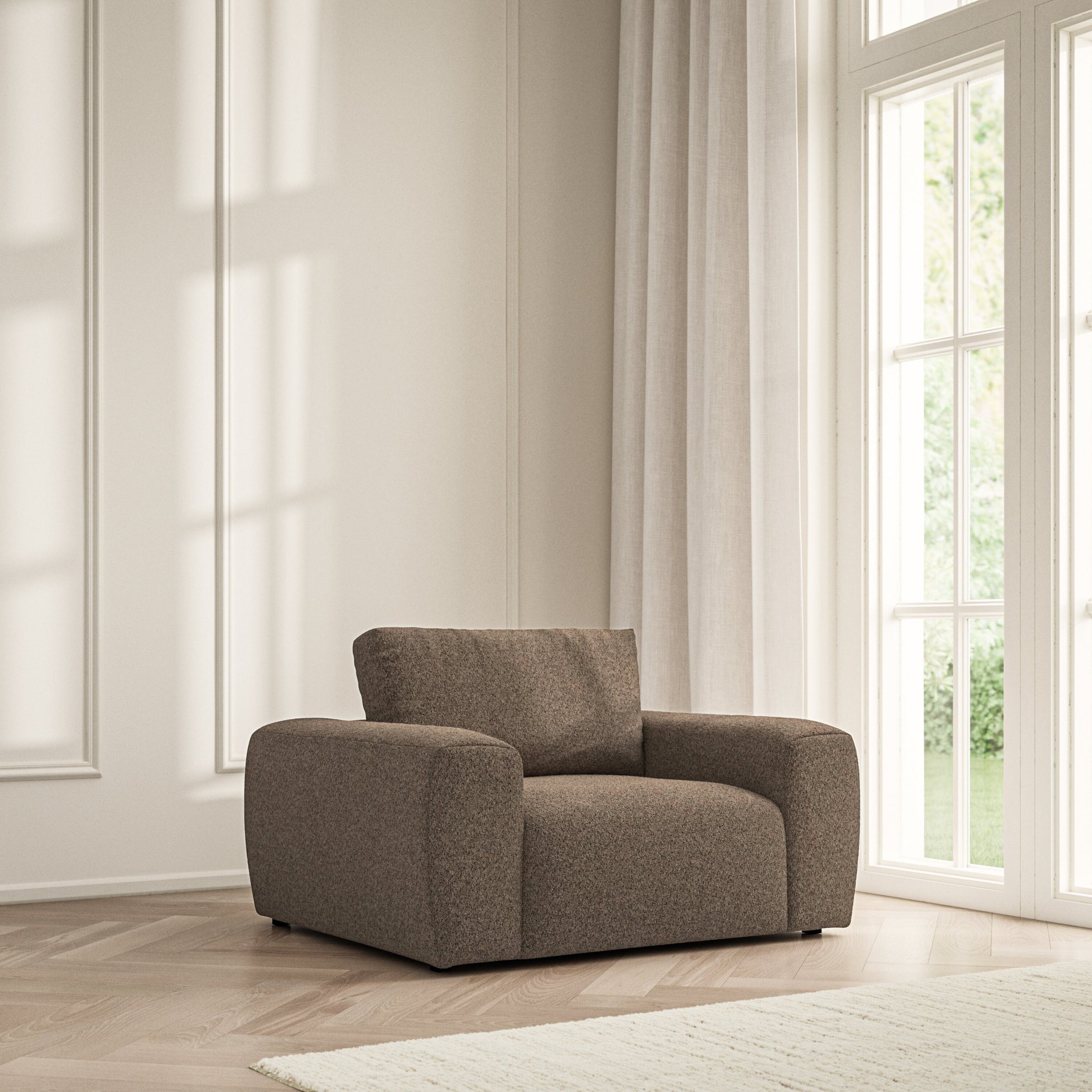 Luna Armchair - Soft Teddy