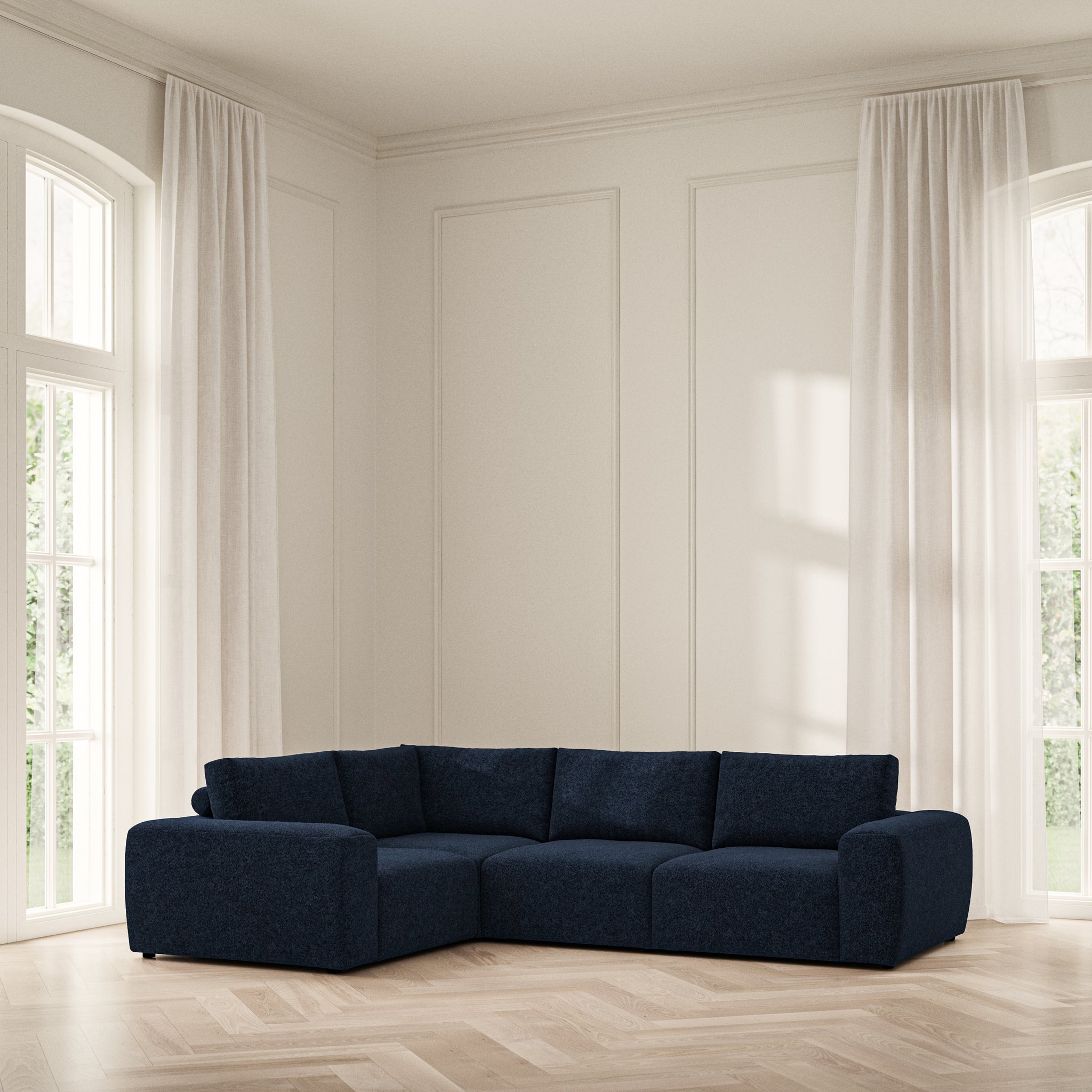 Luna Medium Corner - Soft Teddy