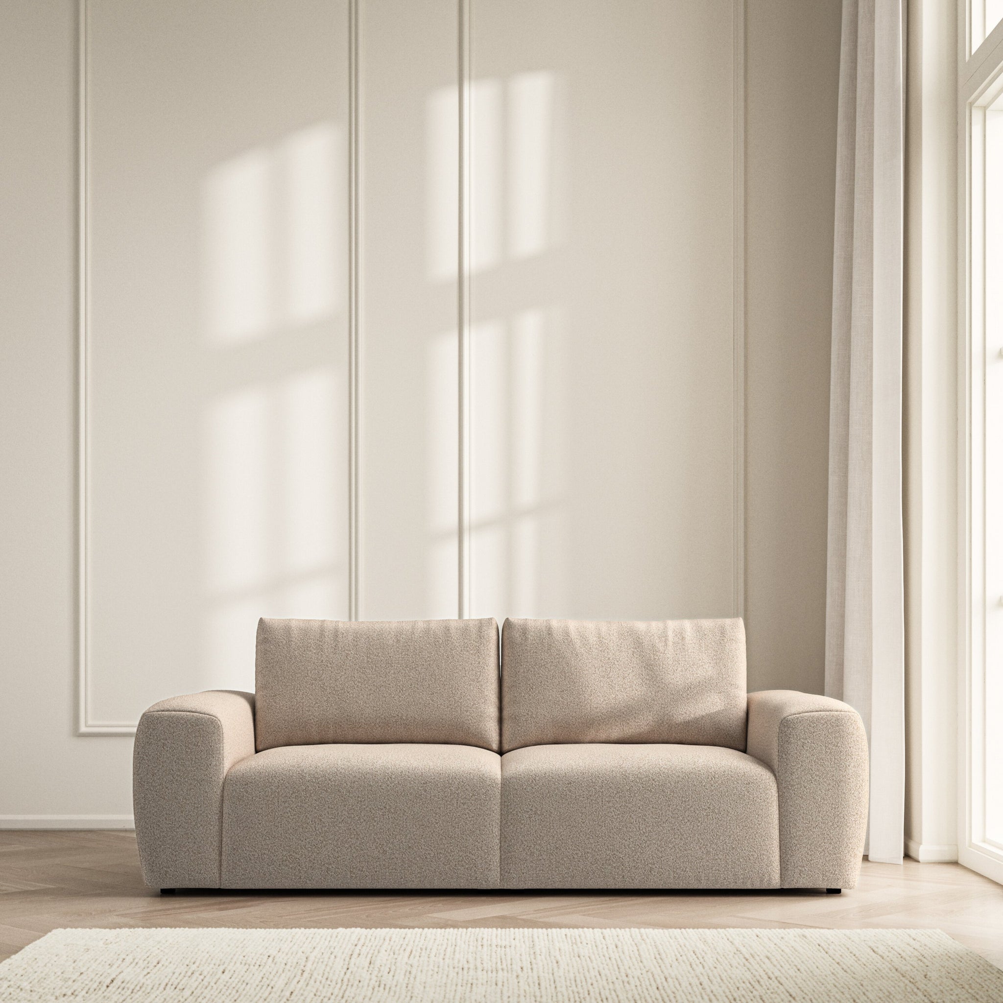 Luna Medium Sofa - Bouclé
