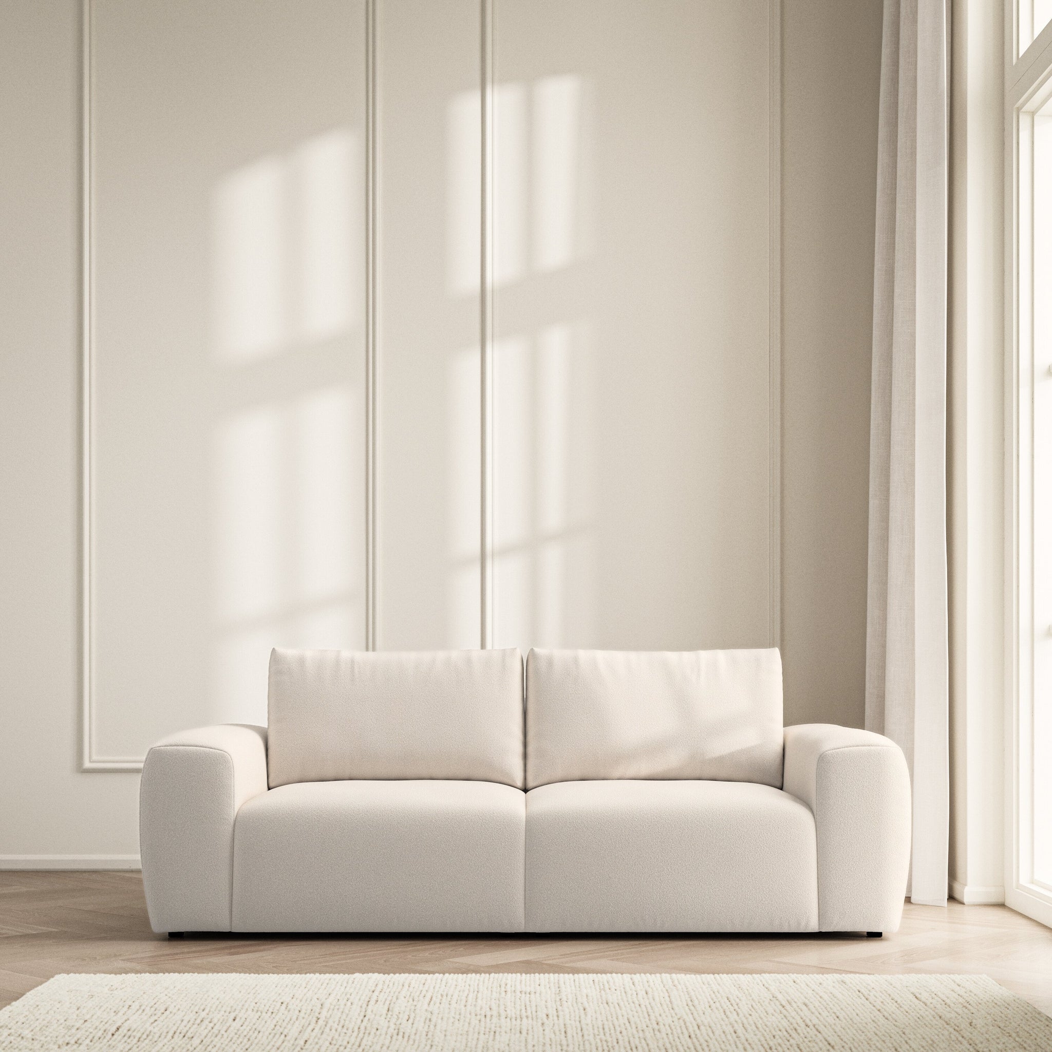 Luna Medium Sofa - Bouclé