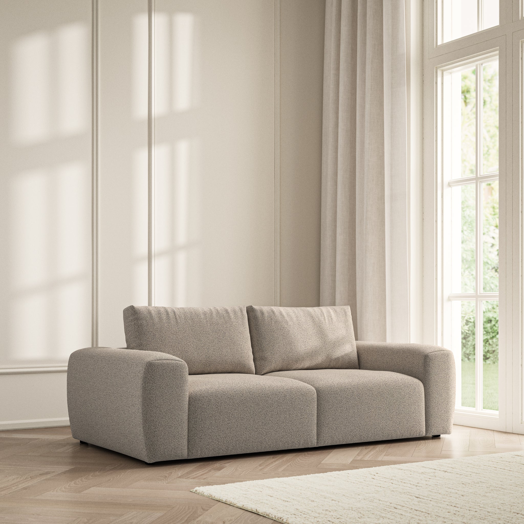 Luna Medium Sofa - Bouclé