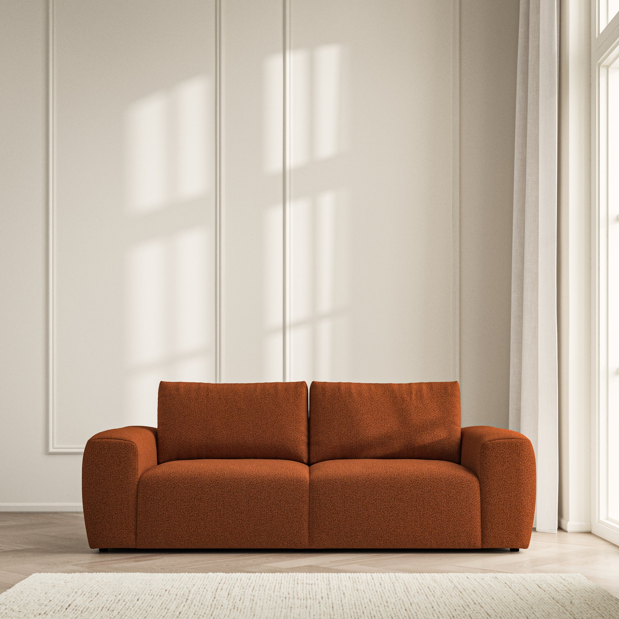 Luna Medium Sofa - Bouclé