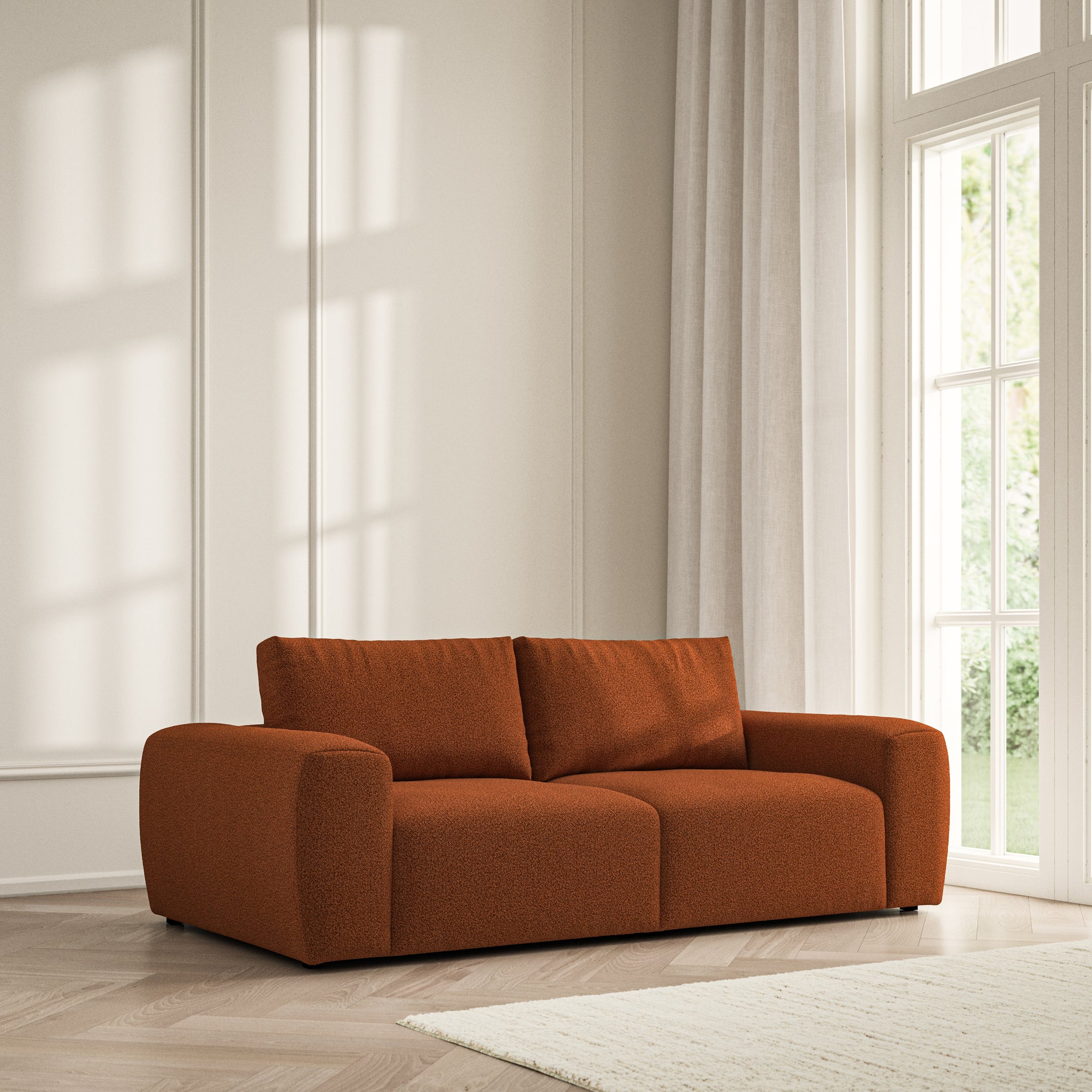 Luna Medium Sofa - Bouclé