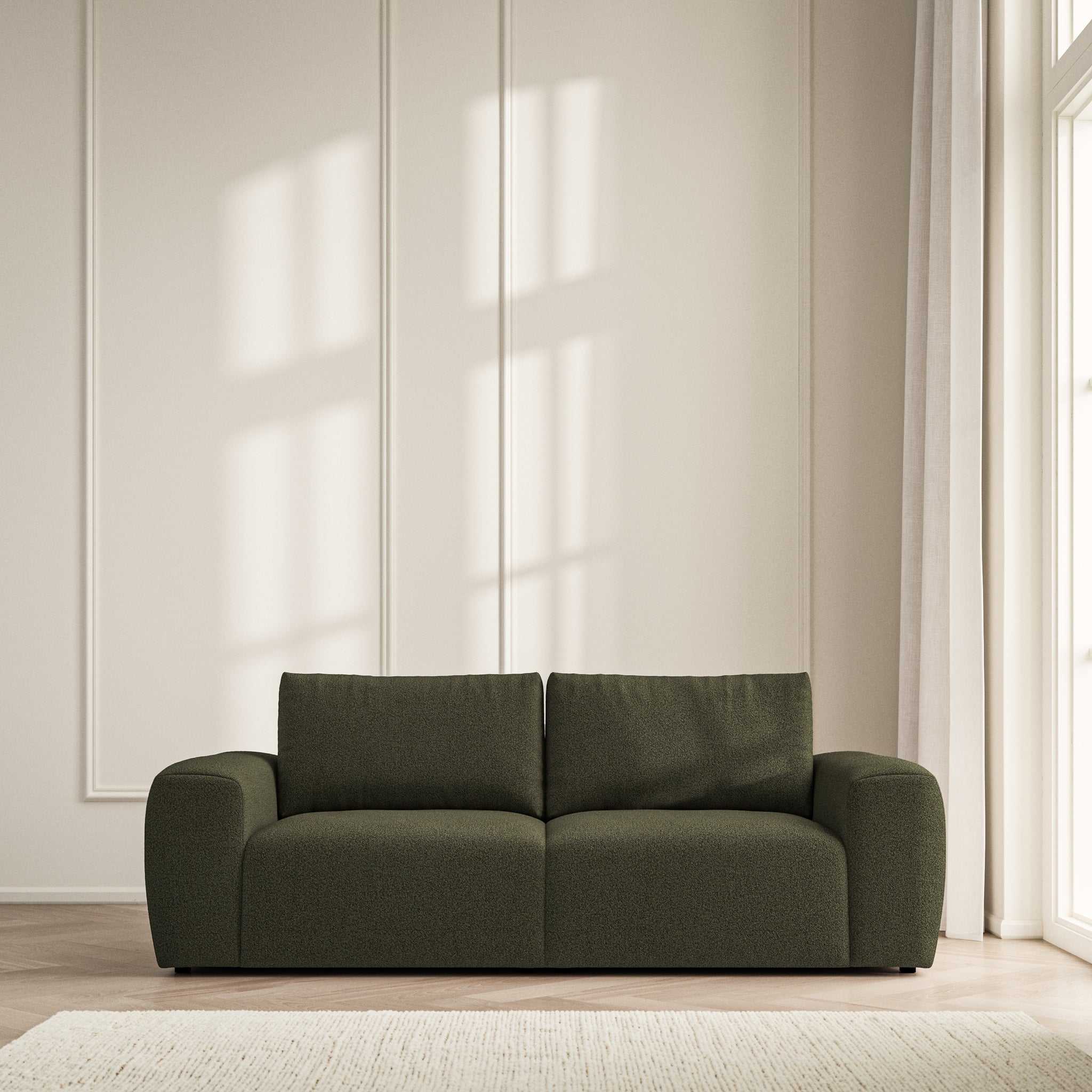 Luna Medium Sofa - Bouclé