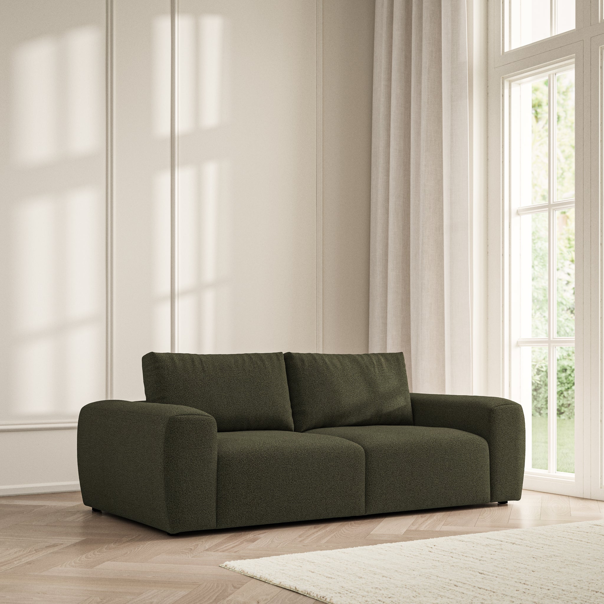 Luna Medium Sofa - Bouclé