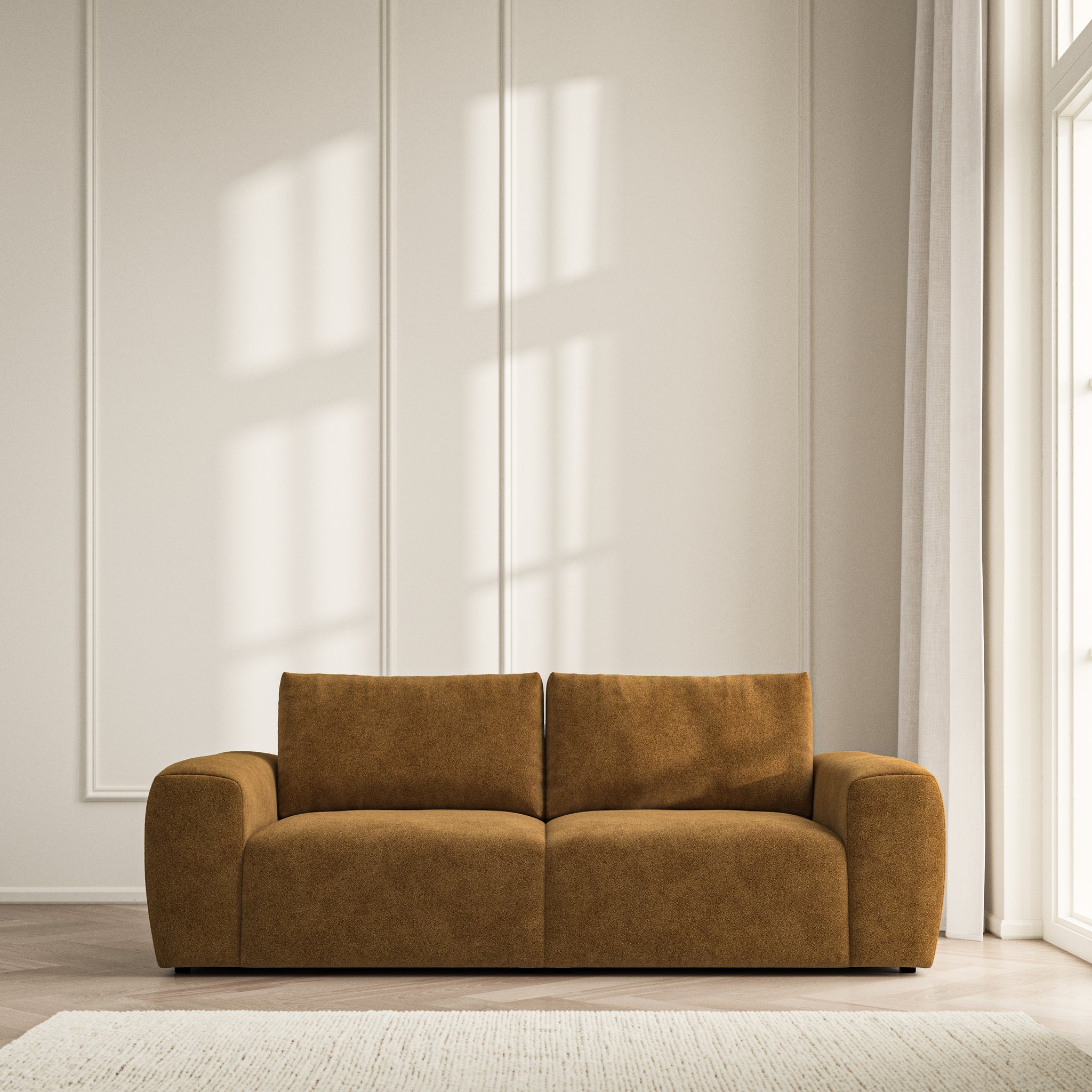 Luna Medium Sofa - Soft Bouclé