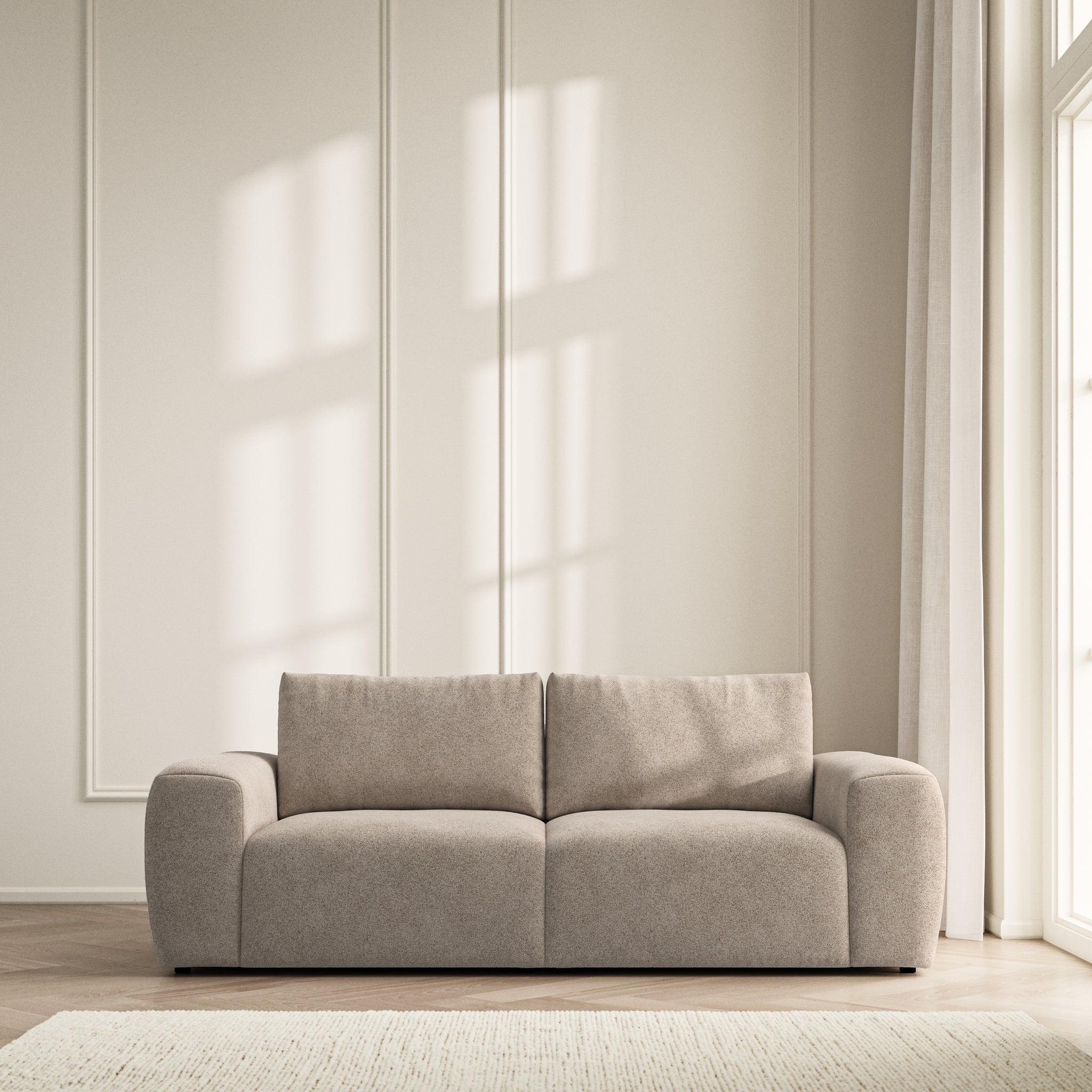 Luna Medium Sofa - Soft Bouclé