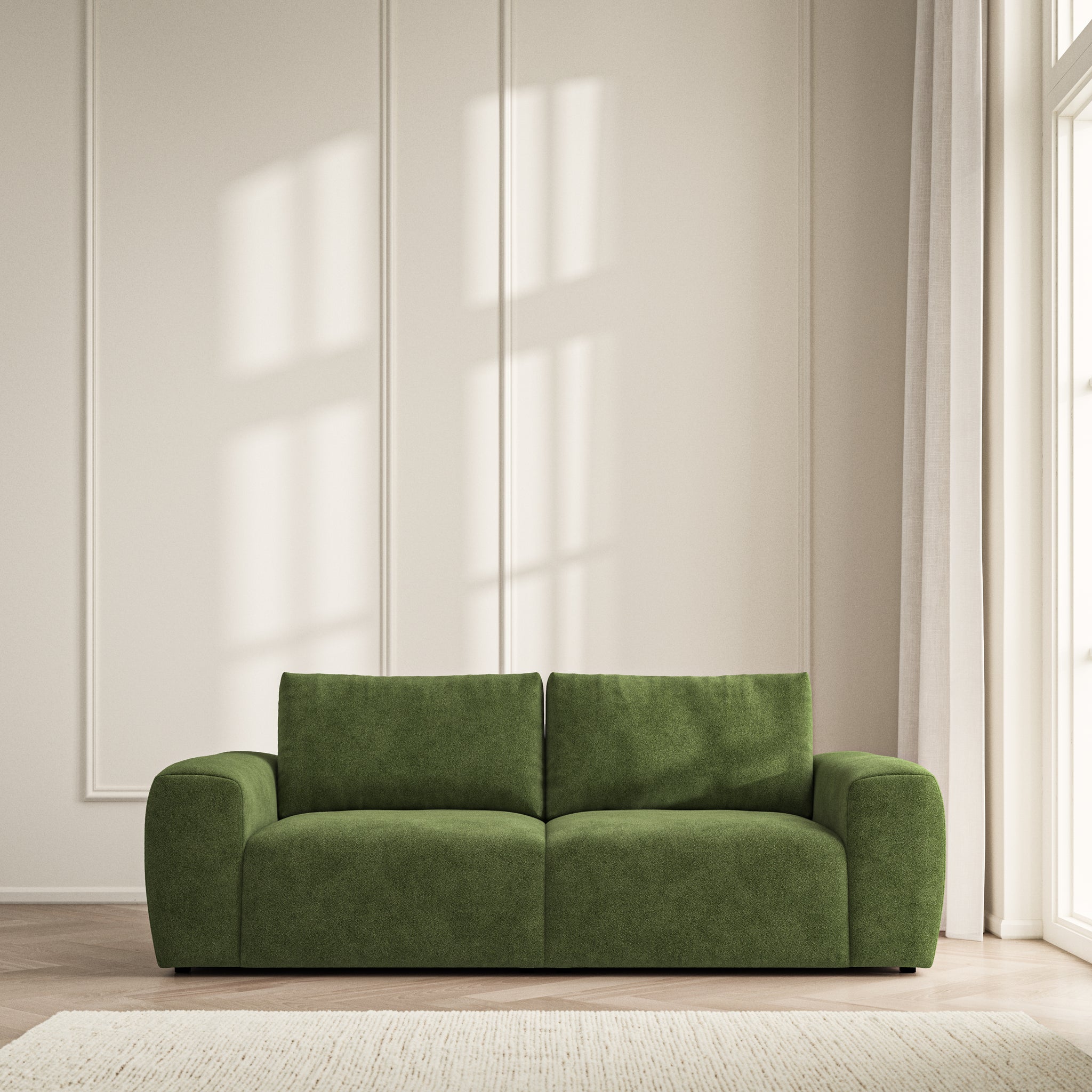 Luna Medium Sofa - Soft Bouclé