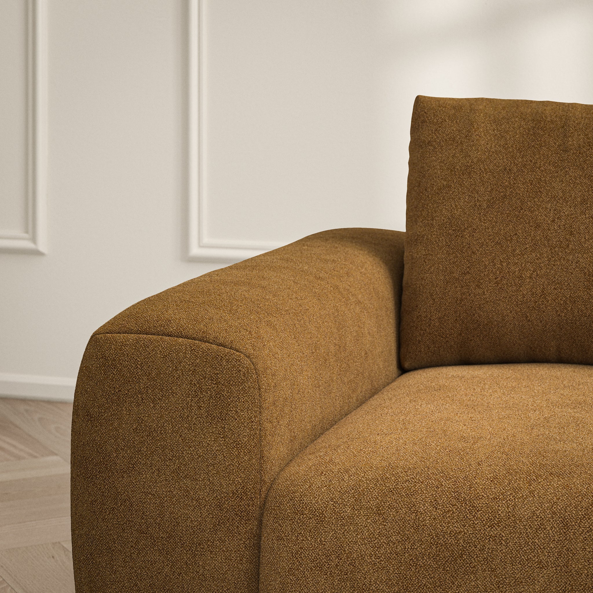 Luna U-Shape Closed End - Soft Bouclé