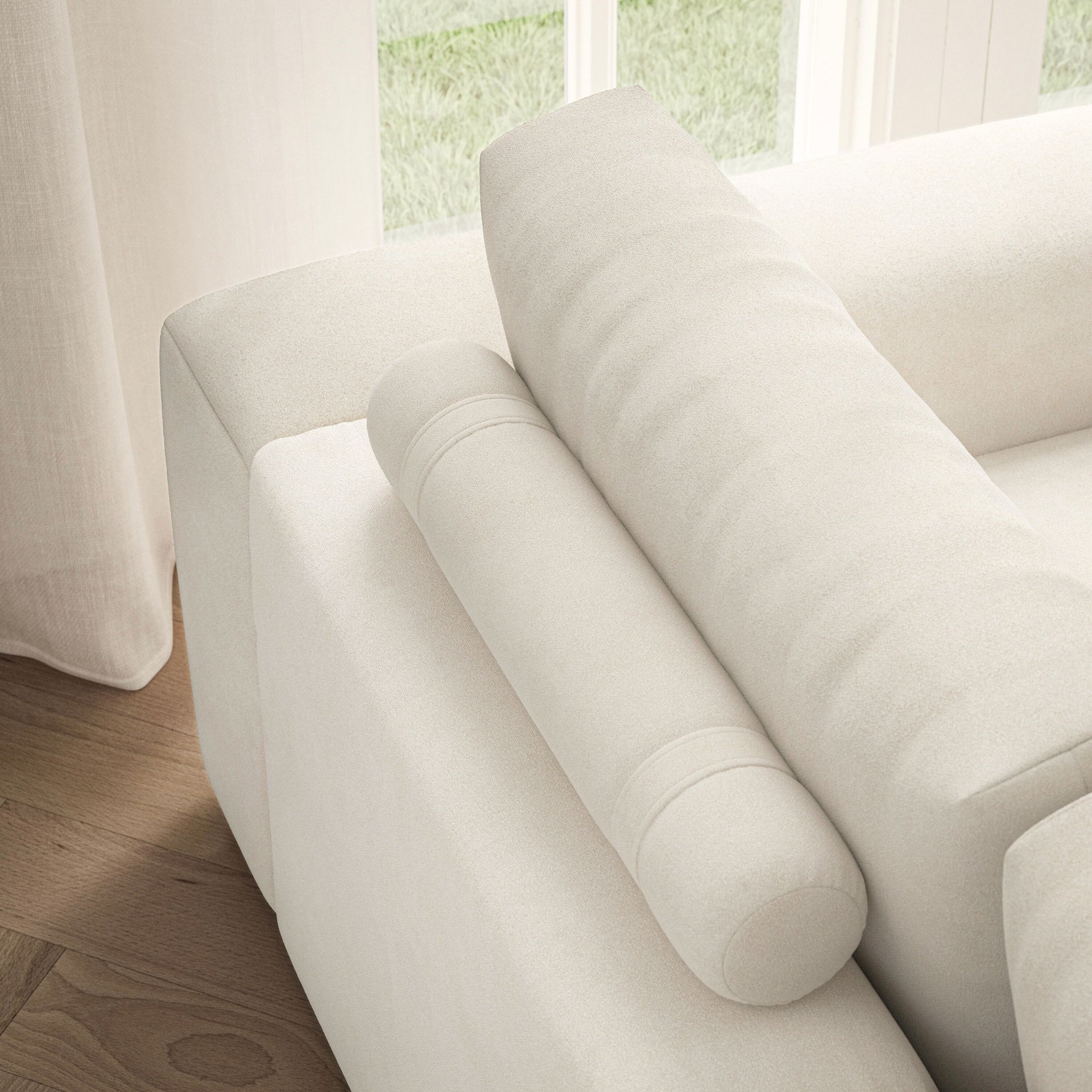 Luna U-Shape Closed End - Soft Bouclé