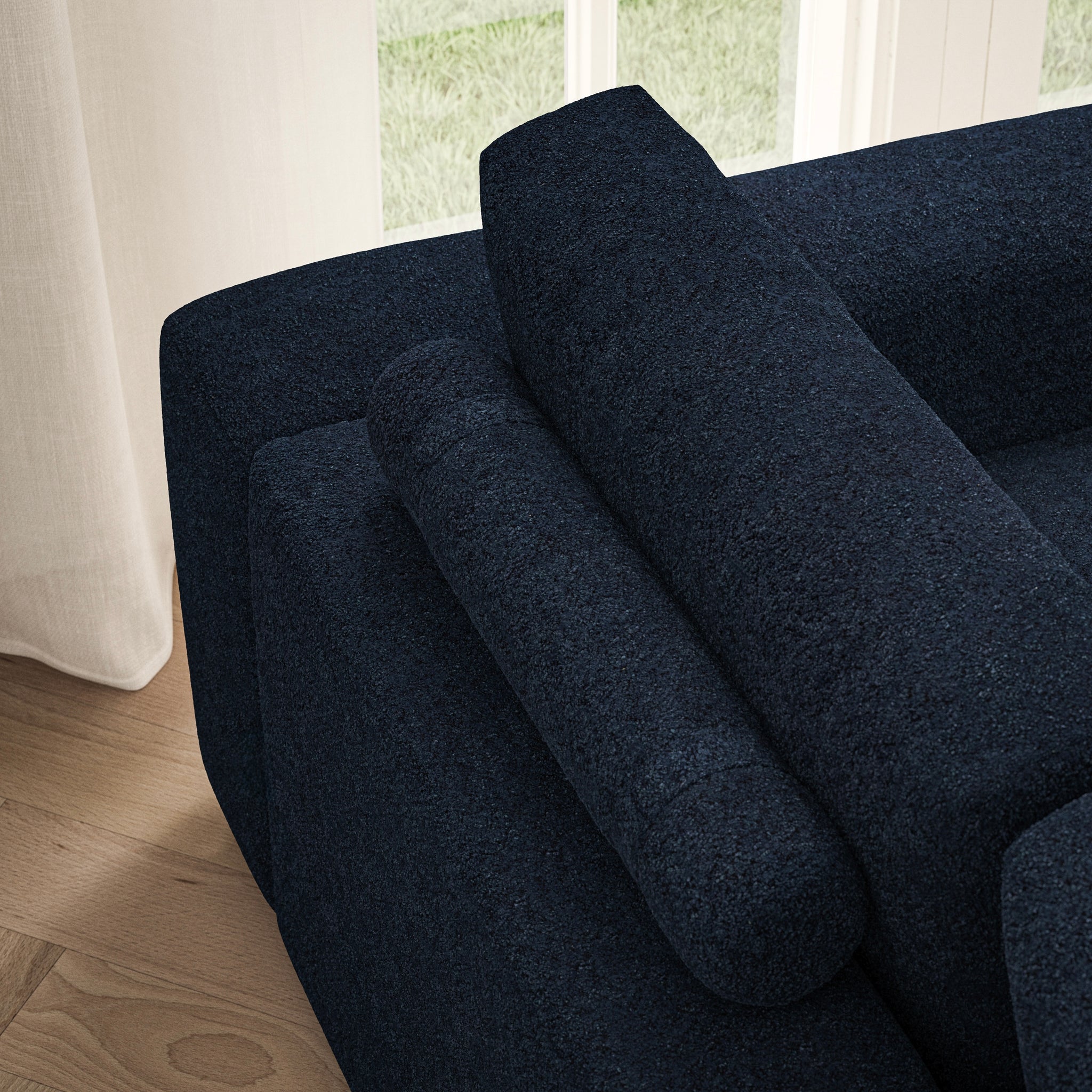 Luna Large Sofa - Soft Teddy