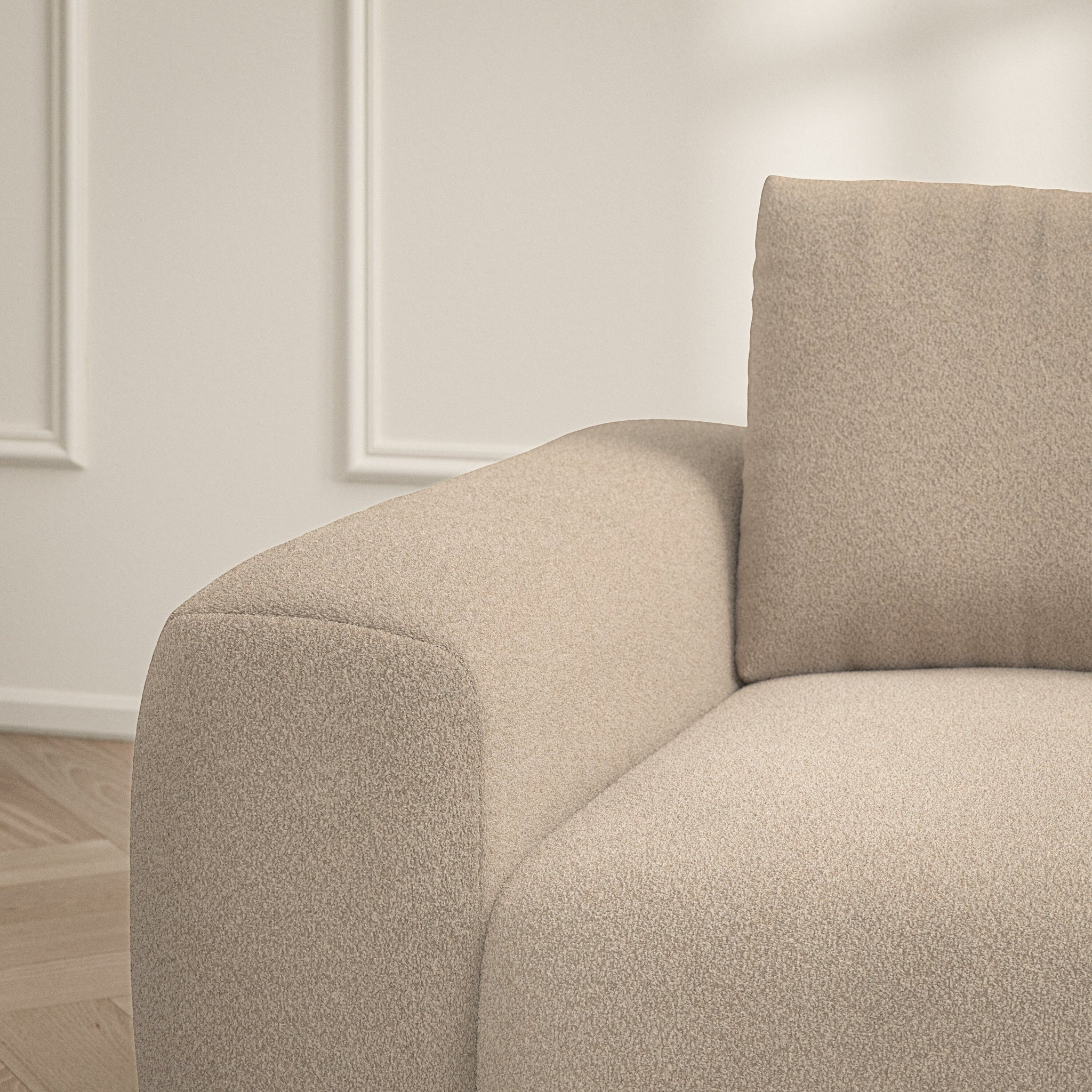 Luna Armchair - Soft Teddy