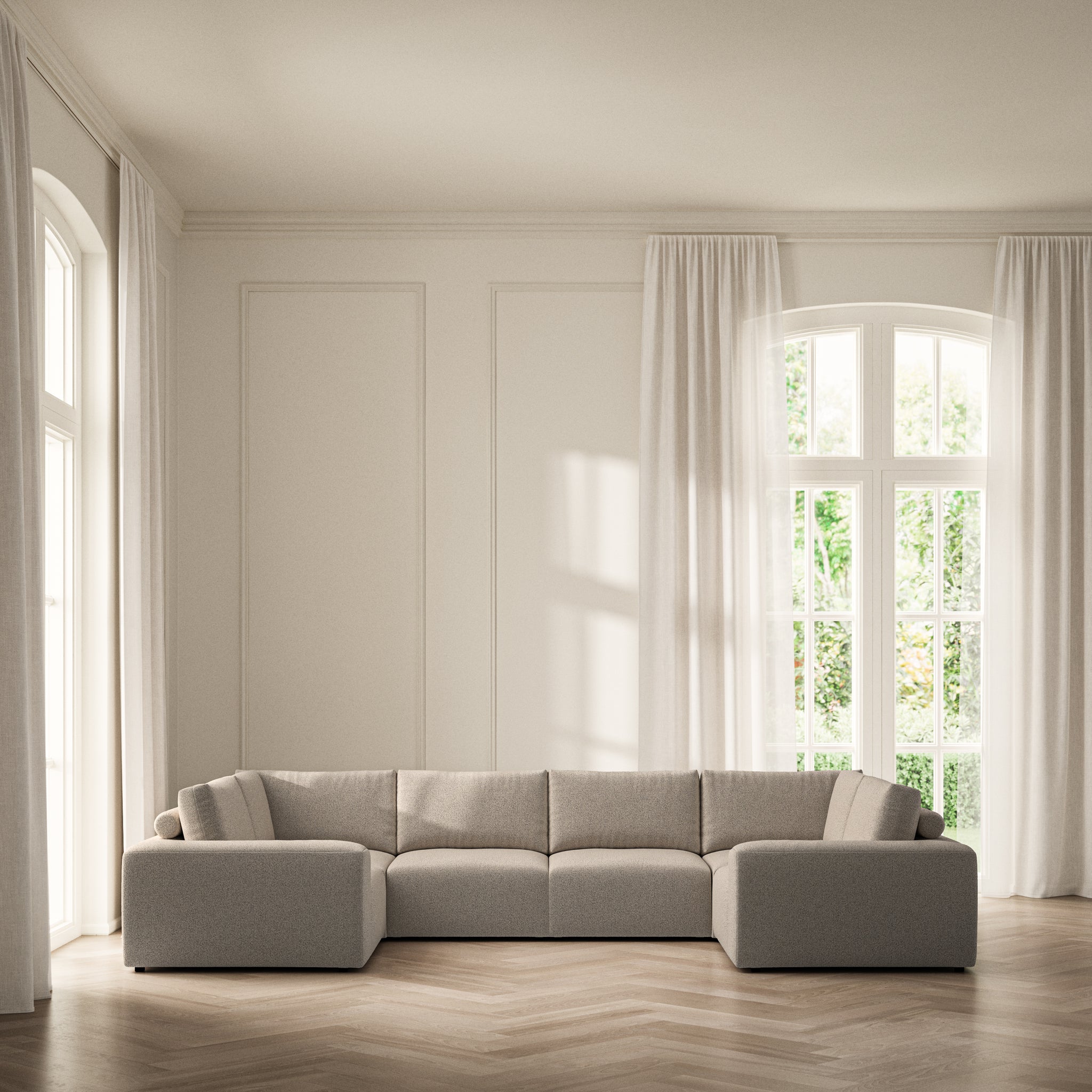 Luna U-Shape Closed End - Bouclé