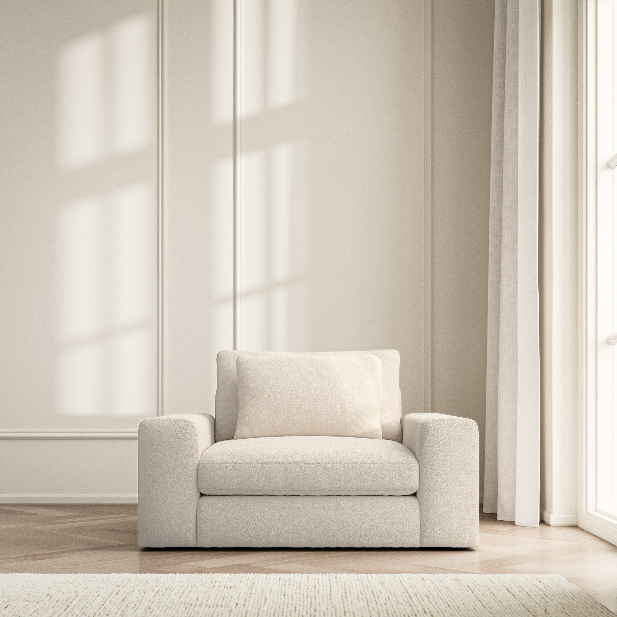 Lusso Armchair - Soft Teddy