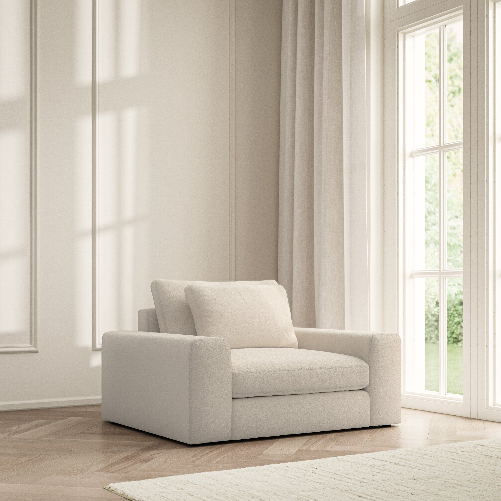 Lusso Armchair - Soft Teddy