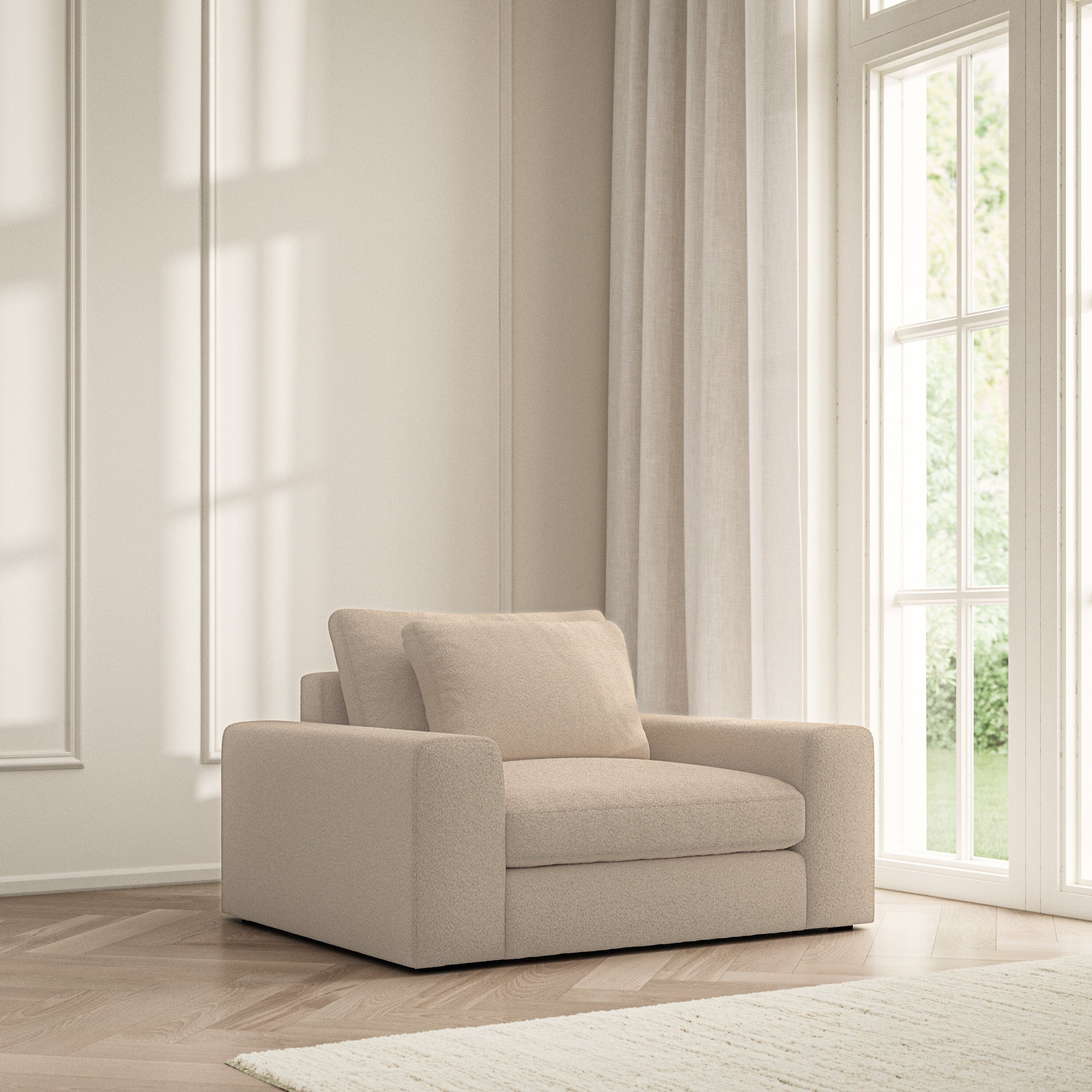 Lusso Armchair - Soft Teddy