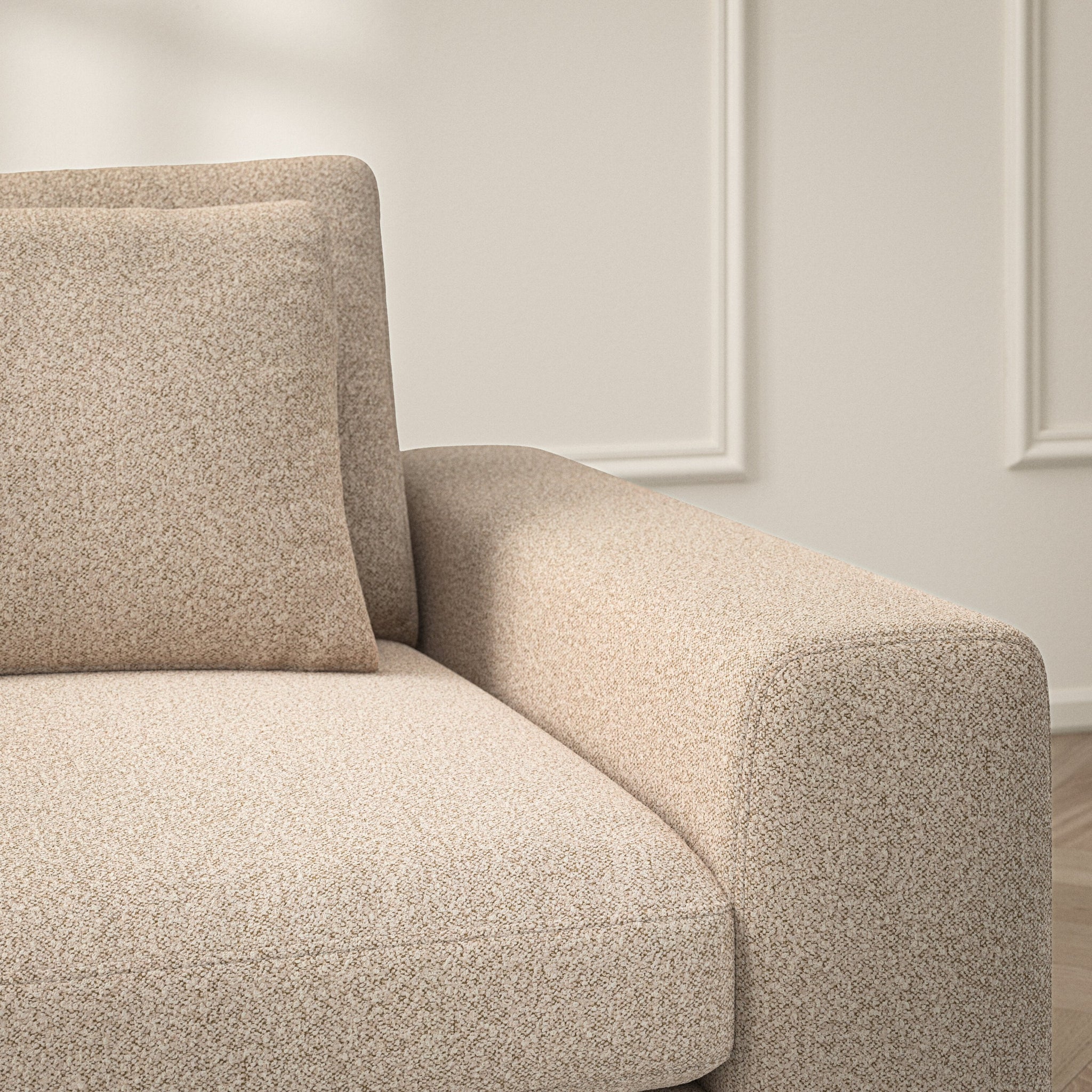 Lusso Corner Chaise LHF - Bouclé