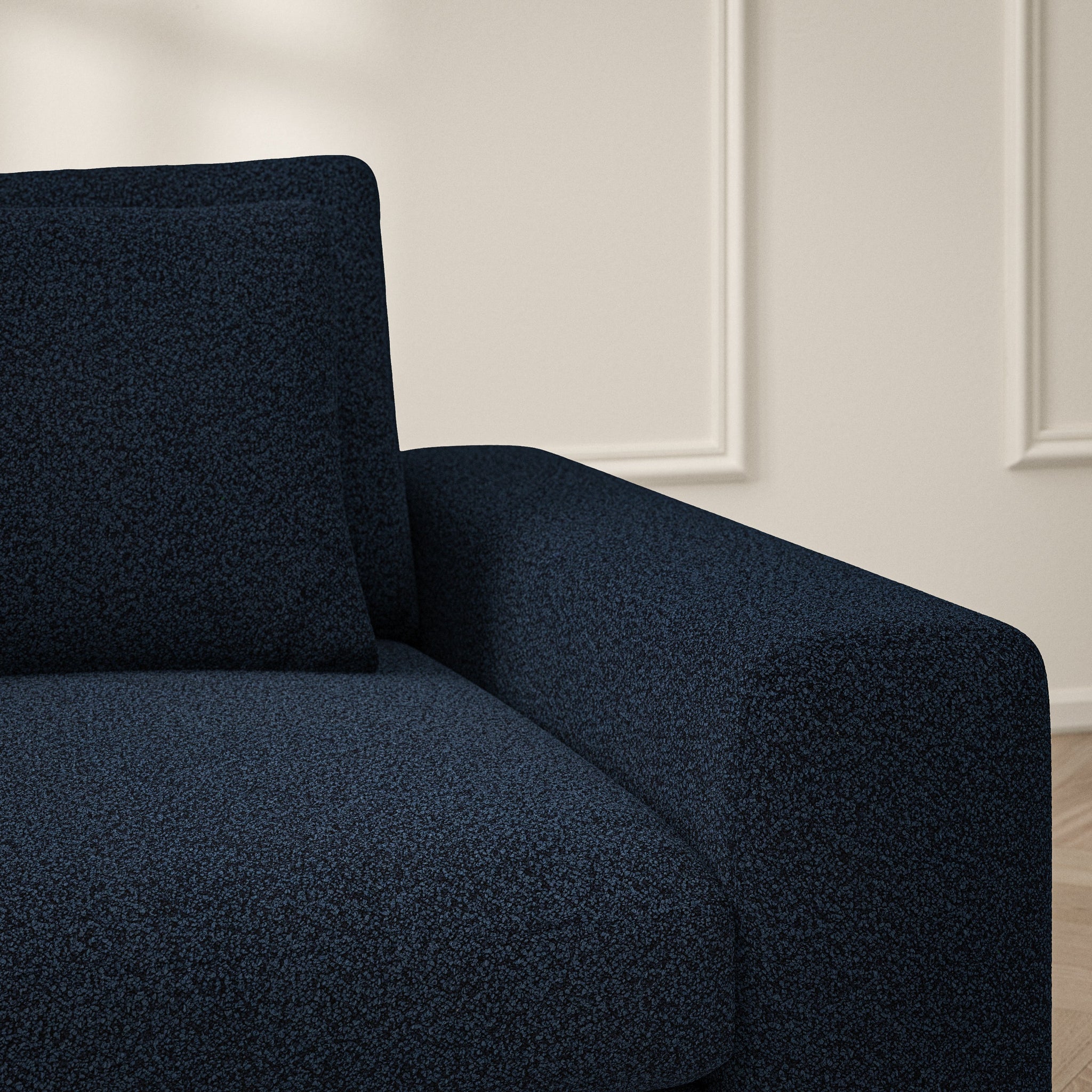 Lusso Corner Chaise LHF - Bouclé