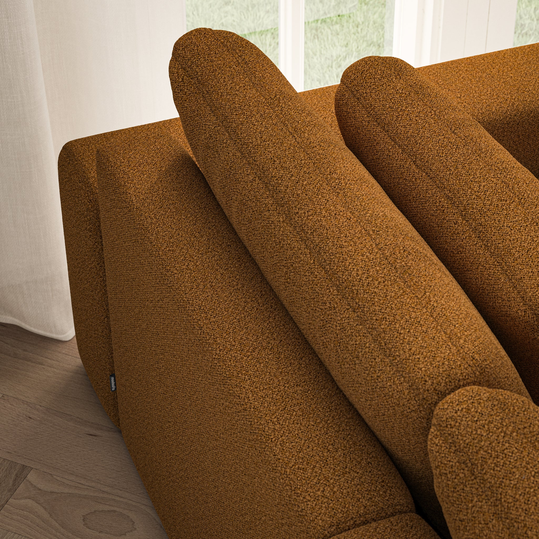 Lusso Corner Chaise LHF - Bouclé