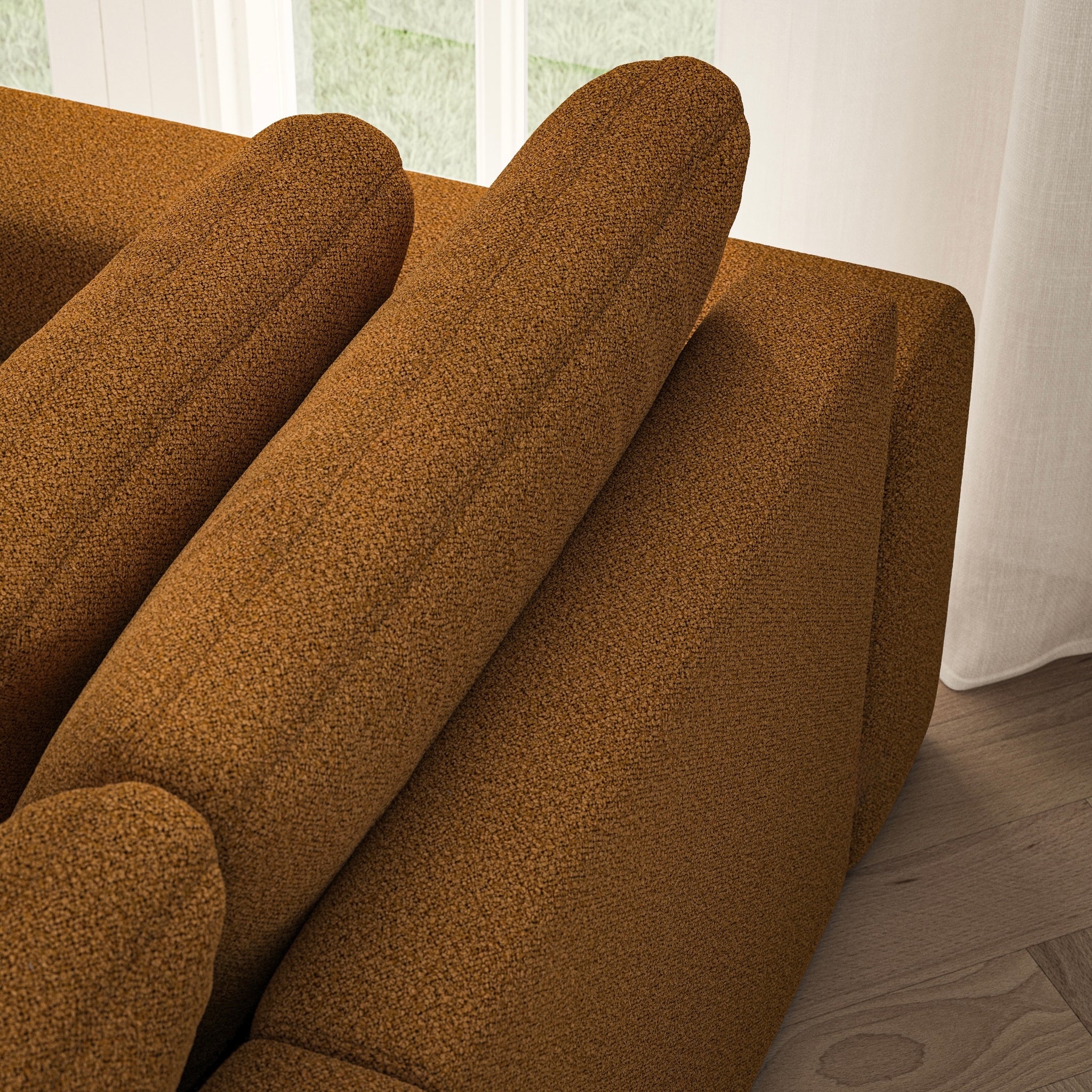 Lusso Corner Chaise RHF - Bouclé