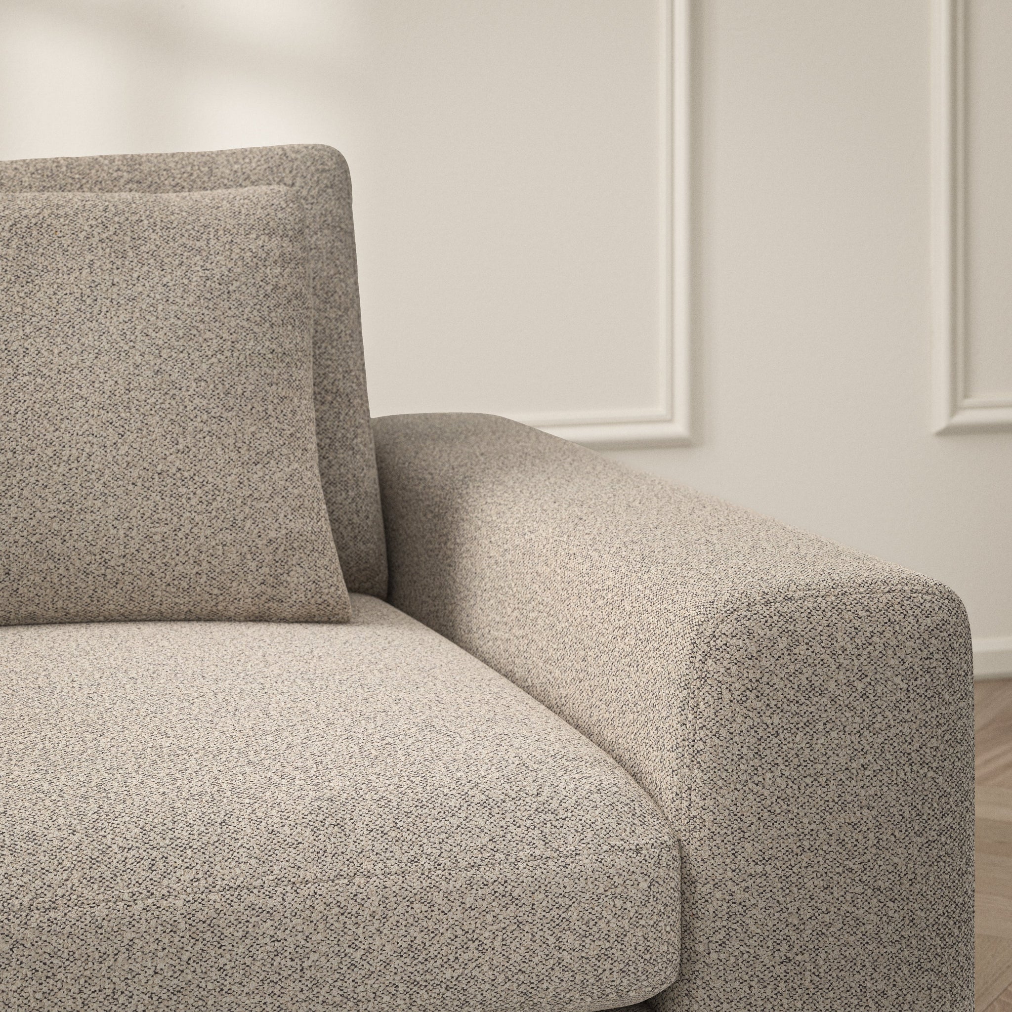 Lusso Corner Chaise LHF - Bouclé