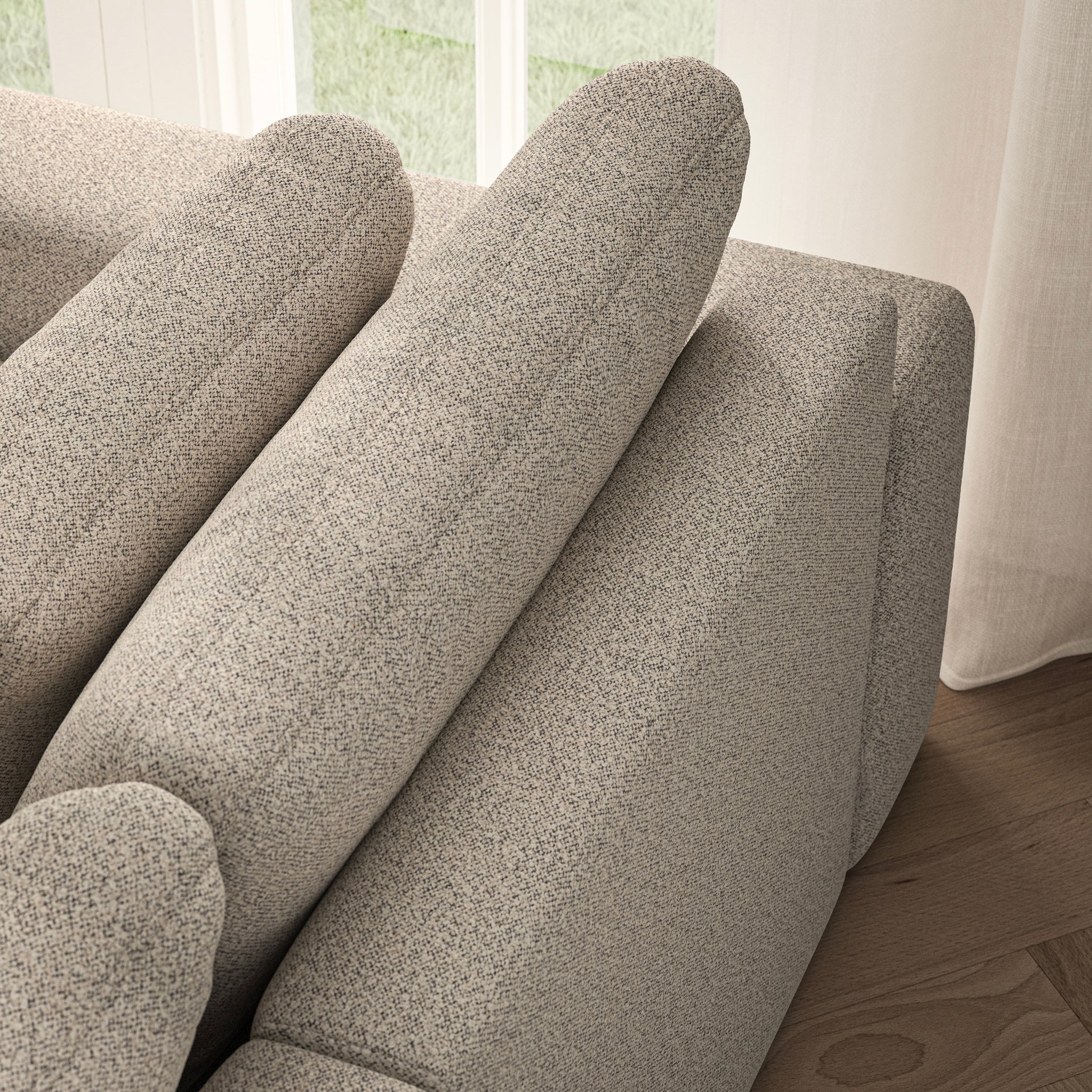 Lusso Corner Chaise RHF - Bouclé