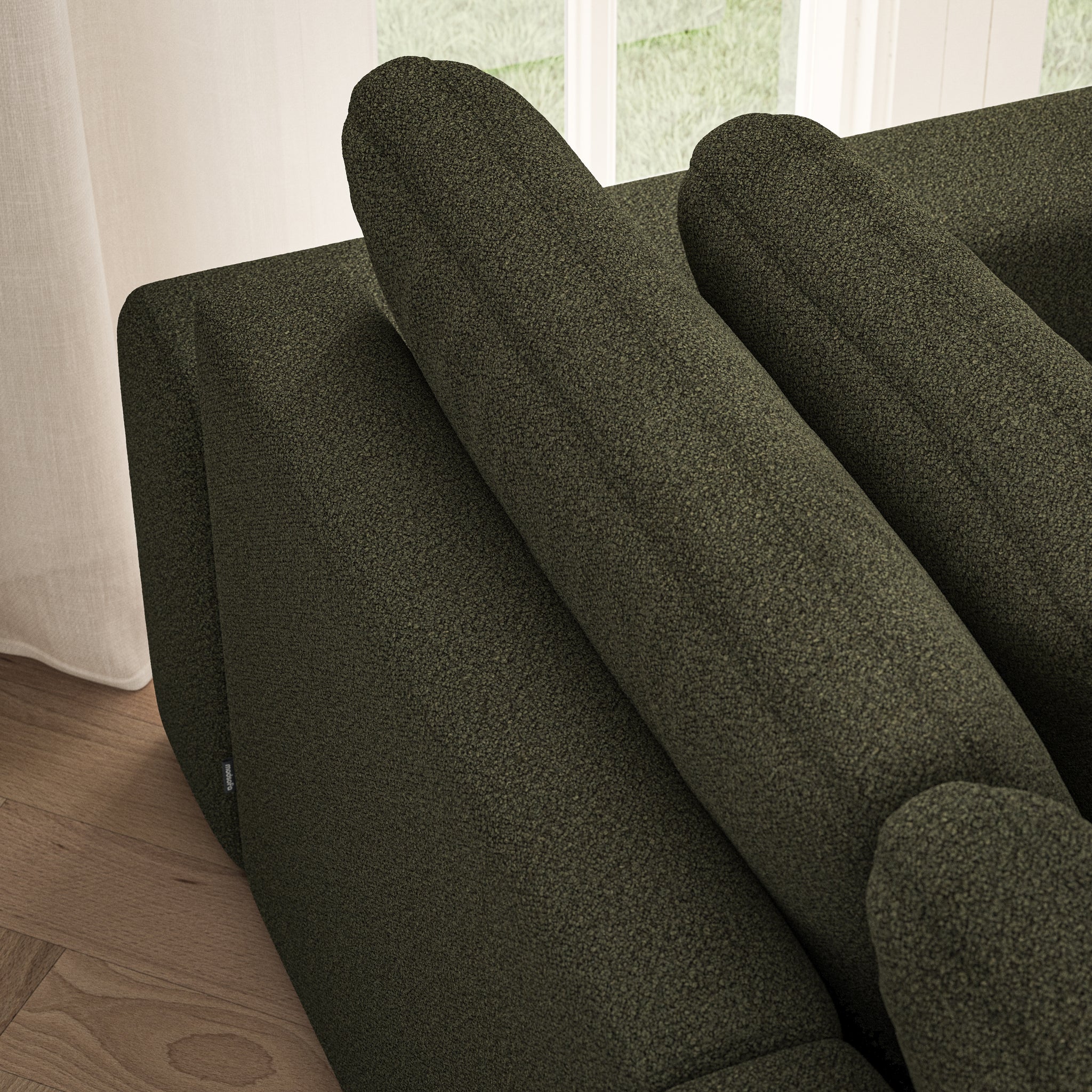 Lusso Corner Chaise LHF - Bouclé