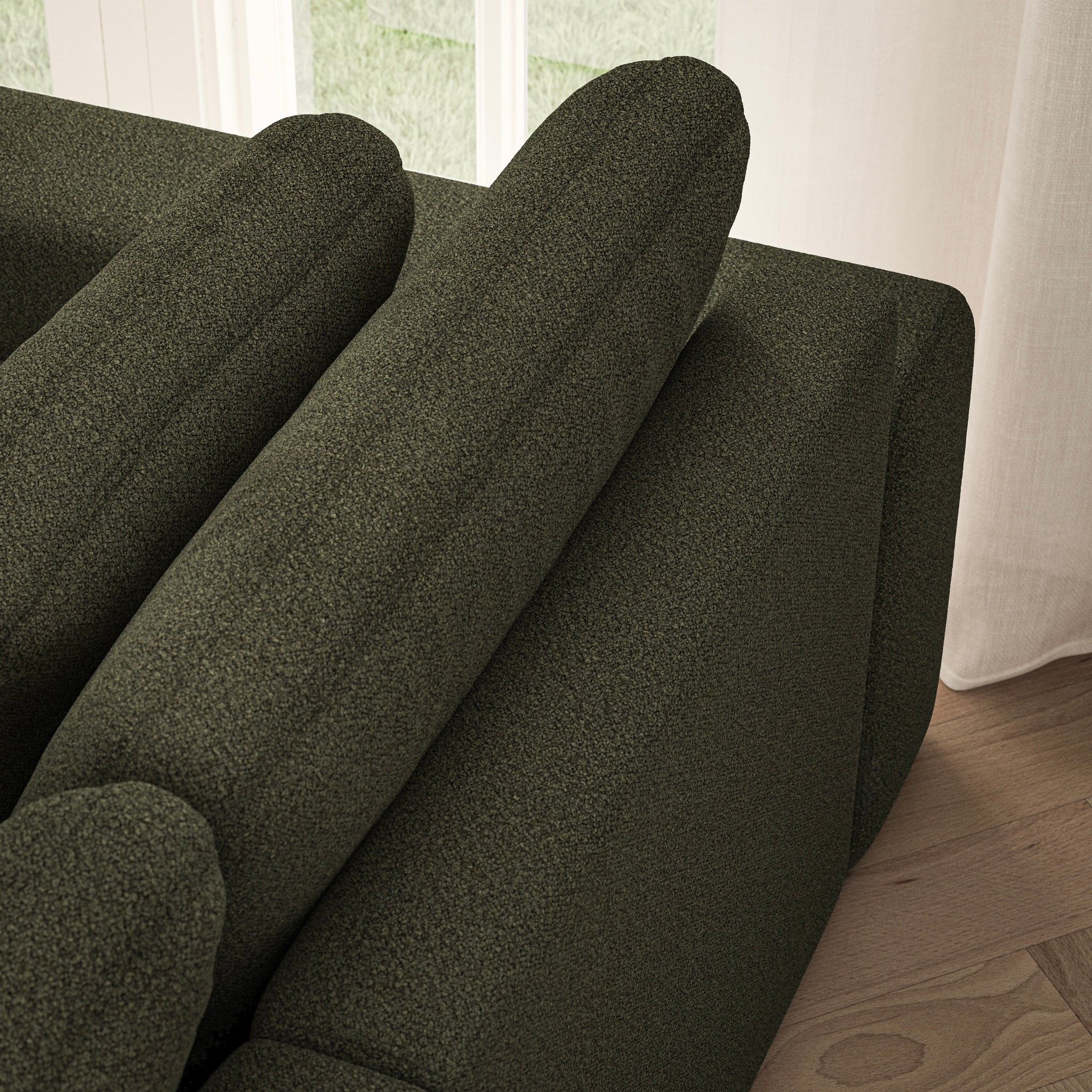 Lusso Corner Chaise RHF - Bouclé