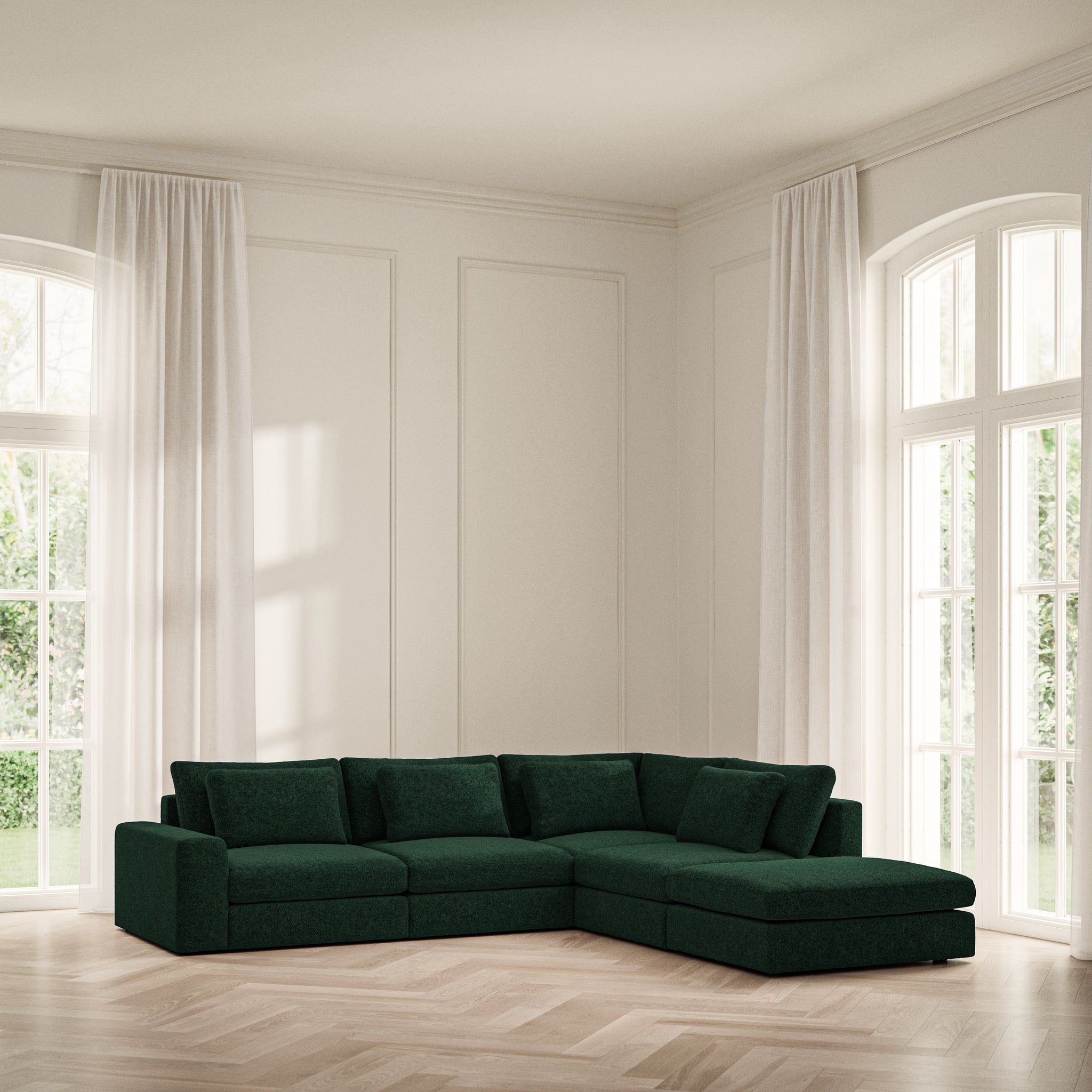 Lusso Corner Chaise RHF - Soft Teddy
