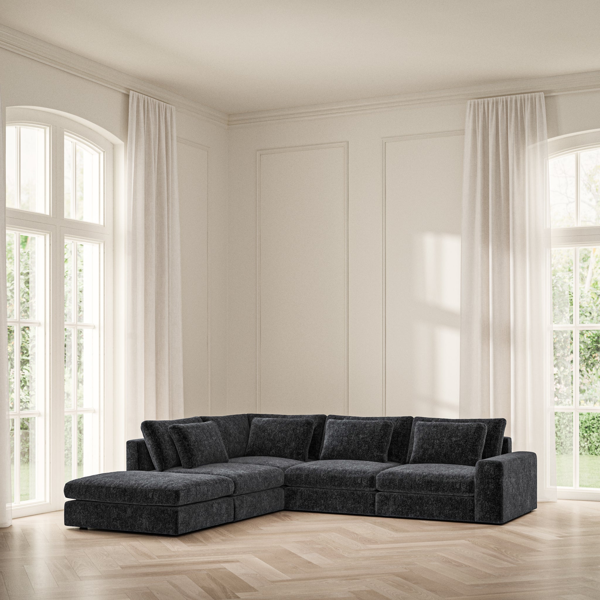 Lusso Corner Chaise LHF - Symphony